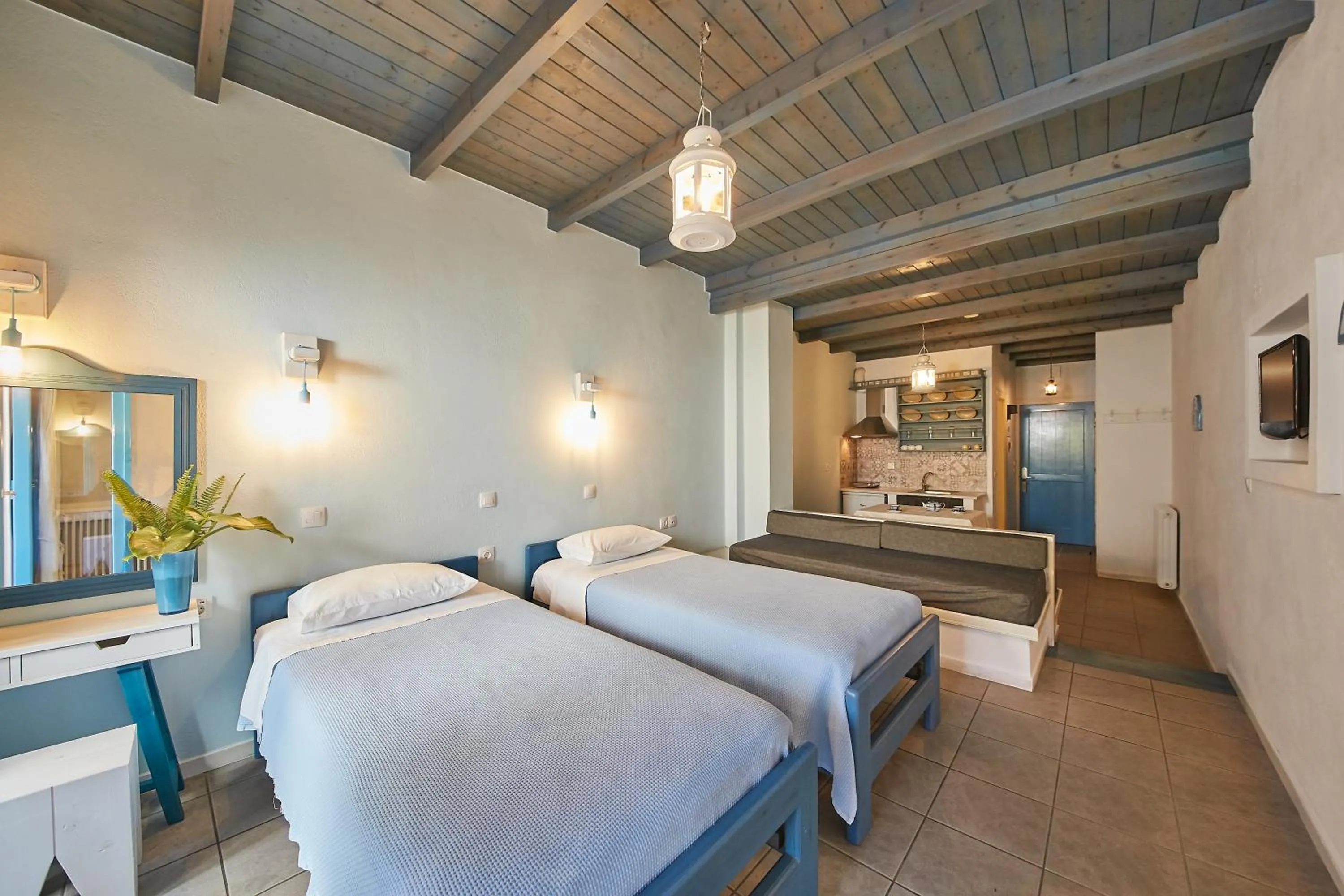 Bedroom, Bed in Kerame Studios & Apartments