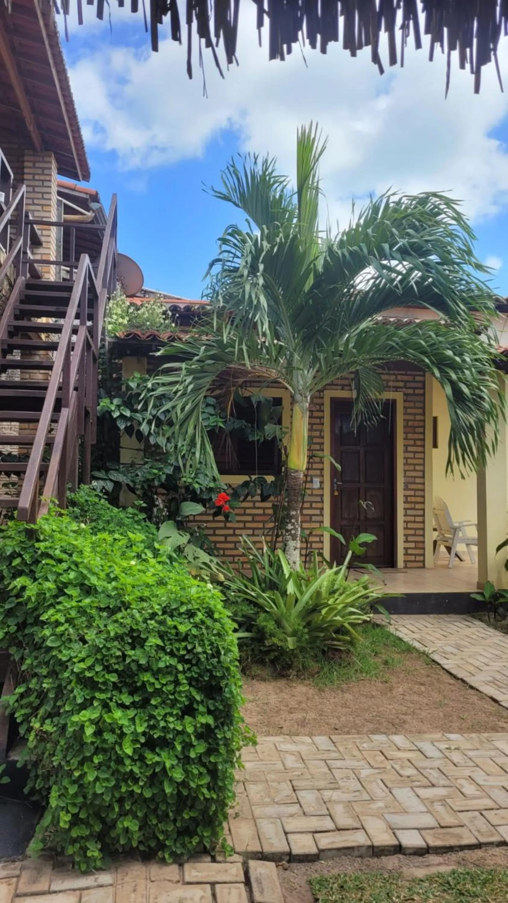 Garden view in Pousada Ello