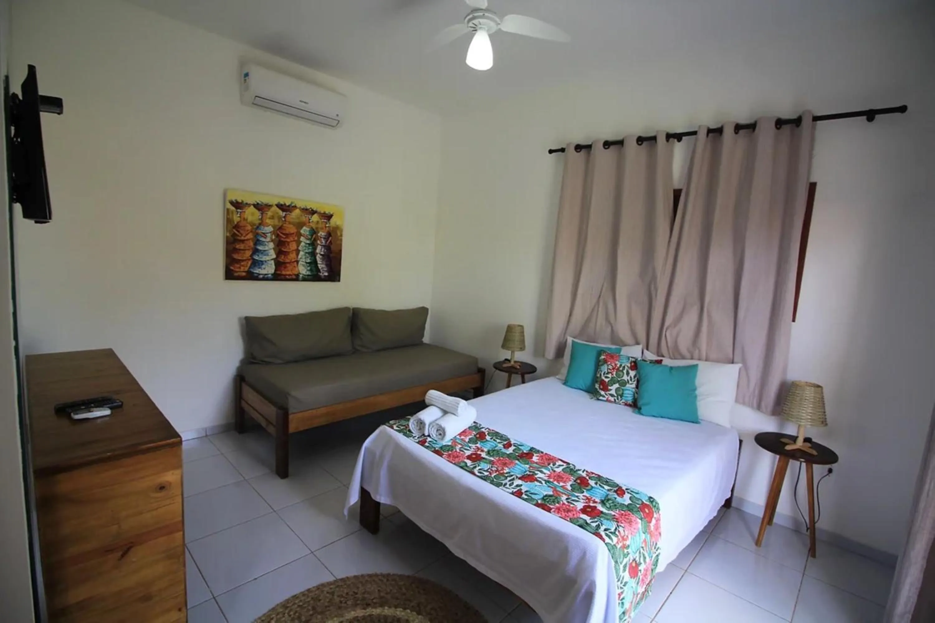 Bedroom, Bed in Pousada Ello