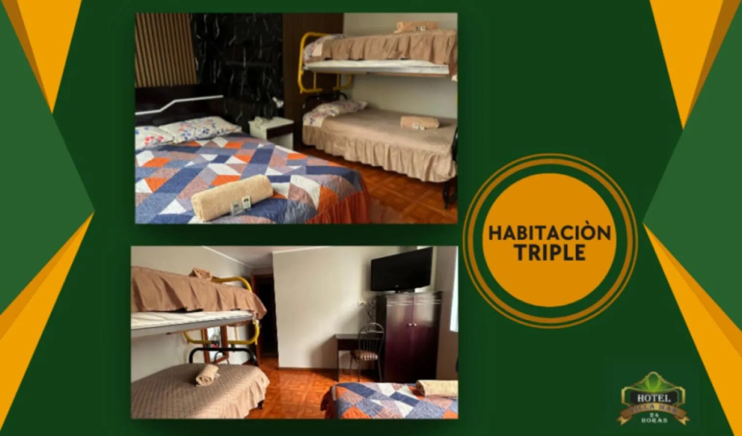 Logo/Certificate/Sign in Hotel Villamar