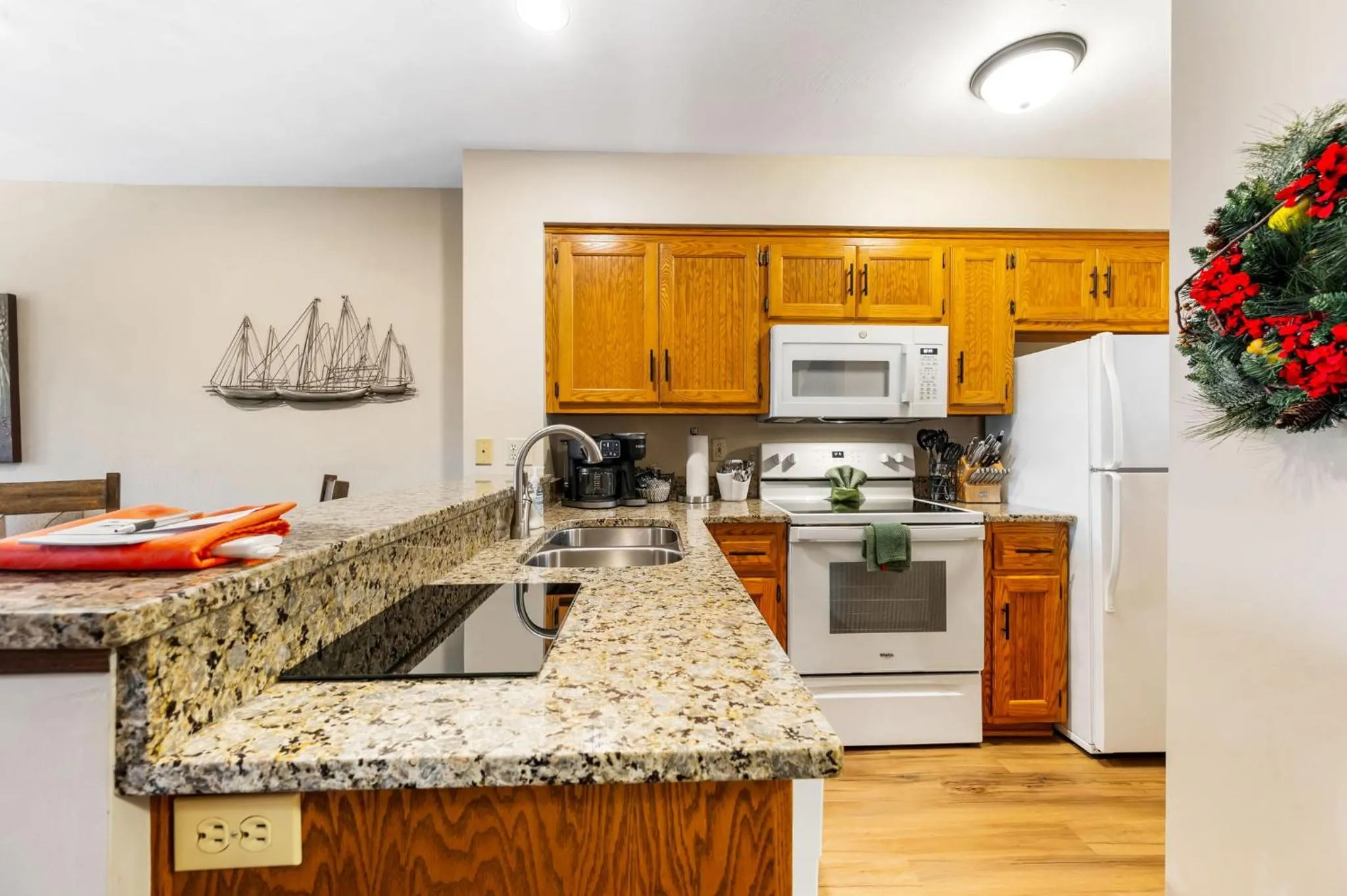 kitchen in Evergreen Hill Condominiums