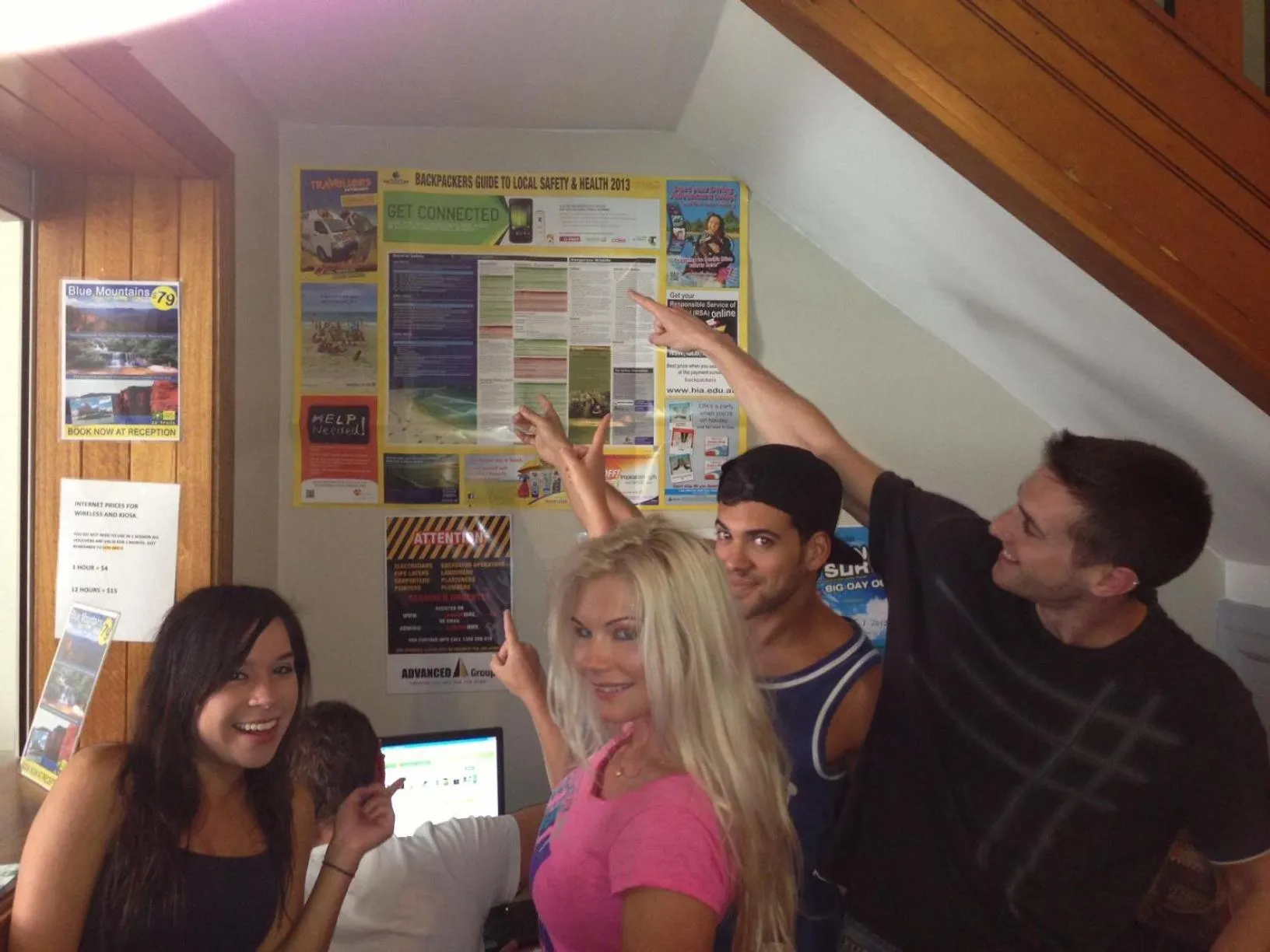 group of guests in Coogee Beach House