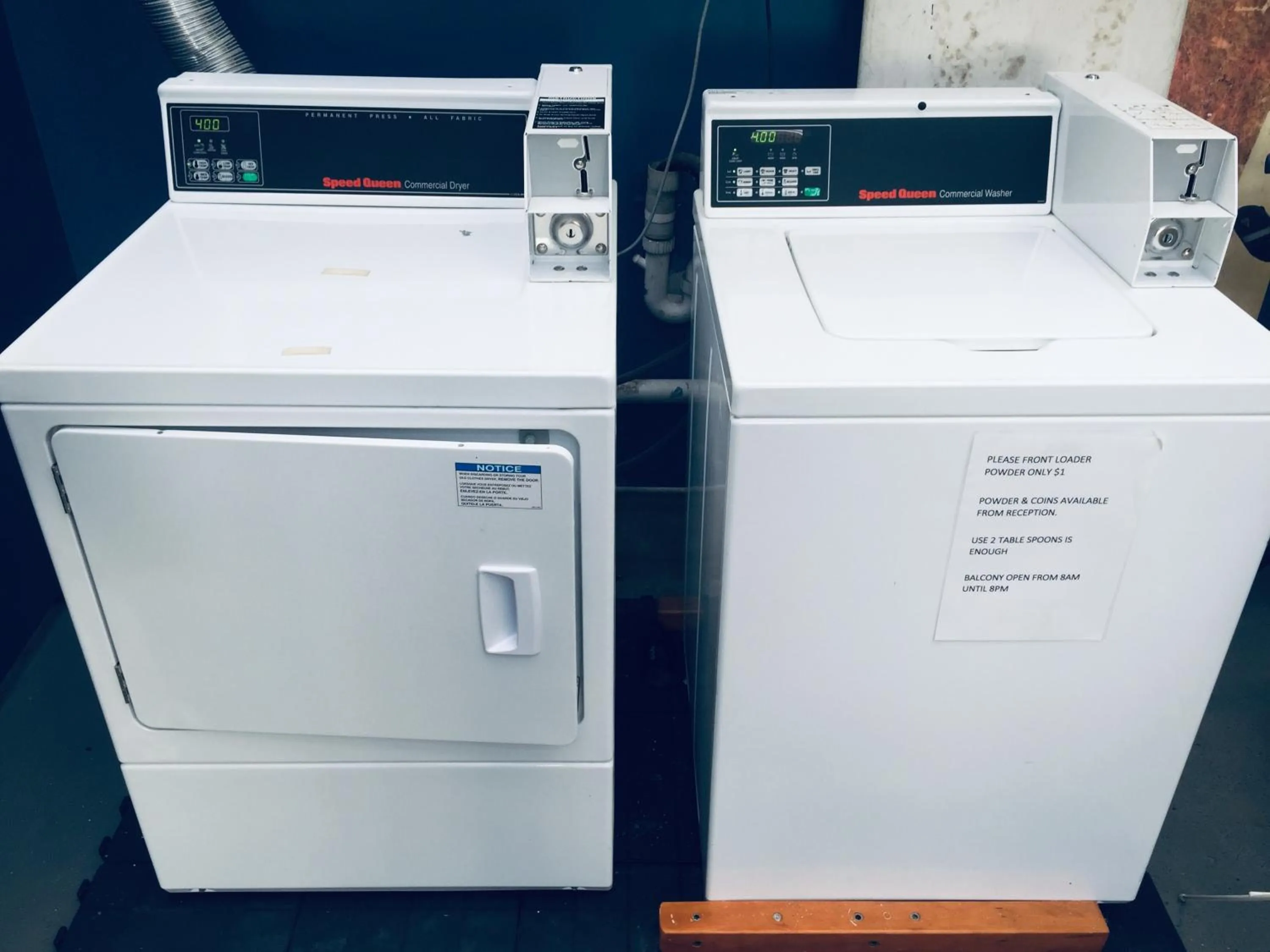 washing machine in Coogee Beach House