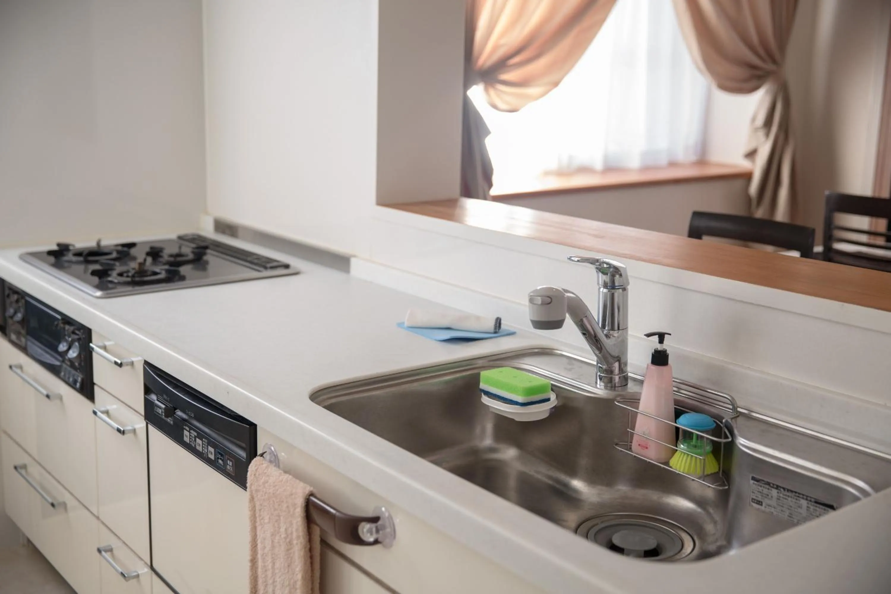 Kitchen or kitchenette in Hills Villa Miyakojima