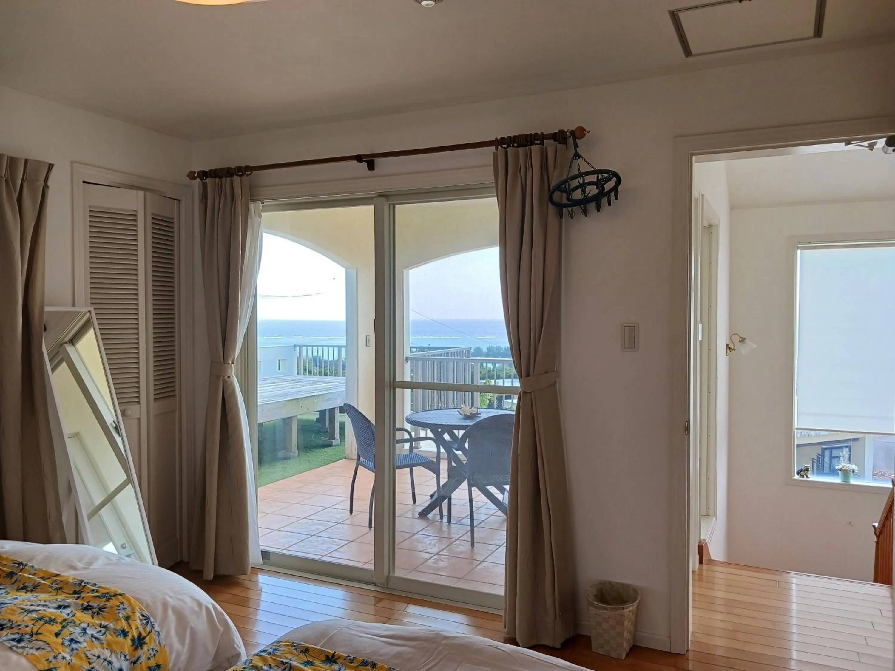 Living room, Bed in Hills Villa Miyakojima