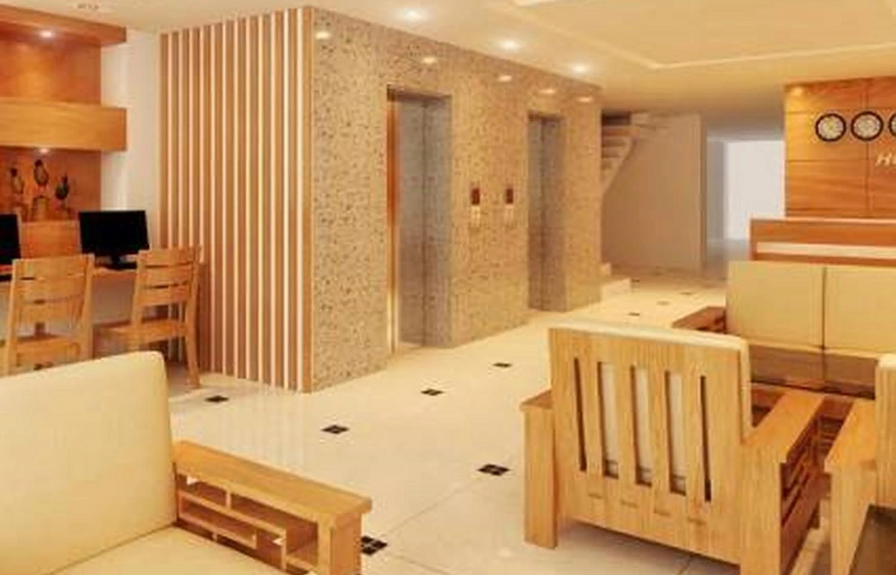 elevator, Bed in Siren Flower Hotel