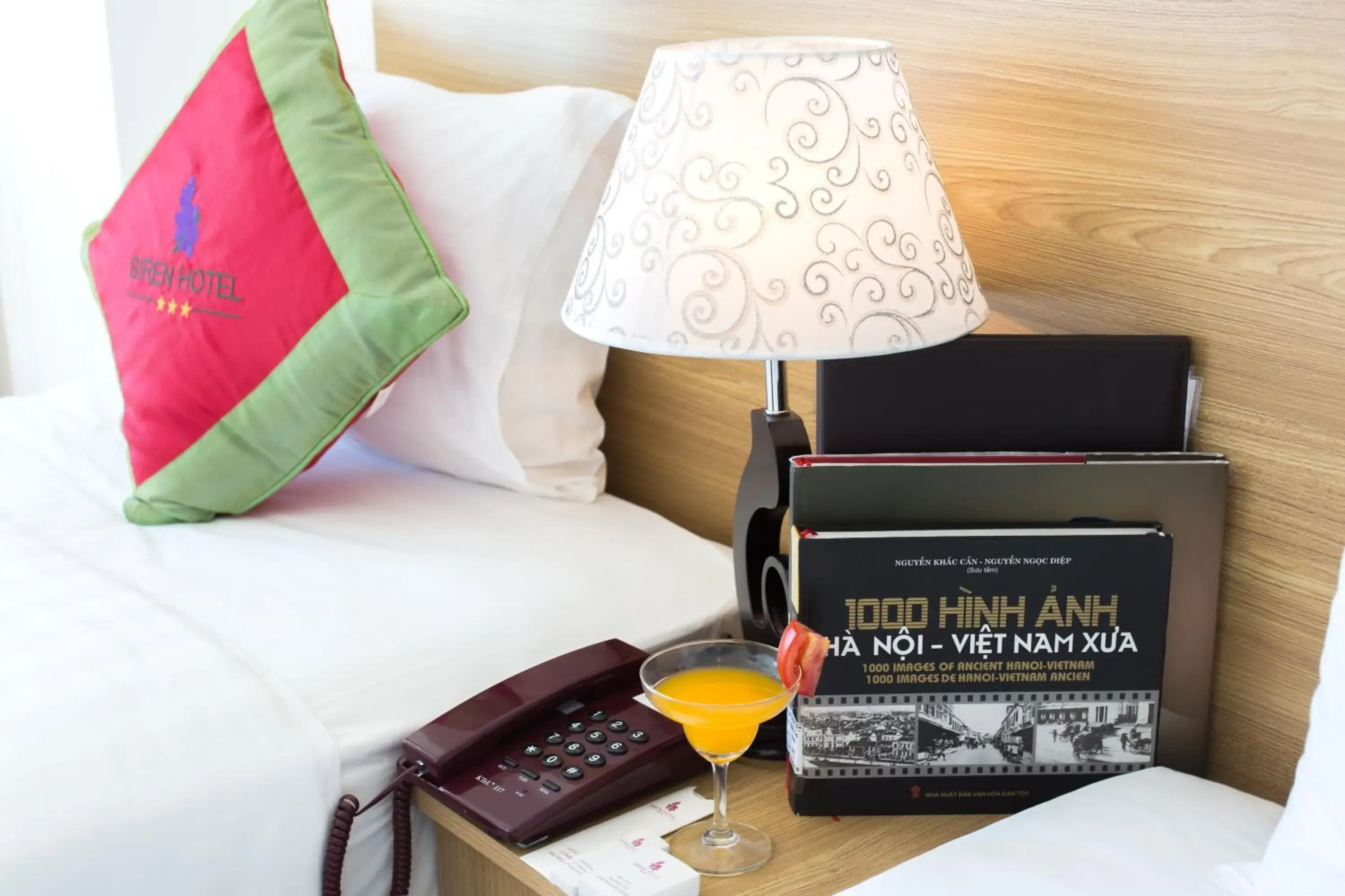 Decorative detail, Bed in Siren Flower Hotel Decorative detail, Bed in Siren Flower Hotel