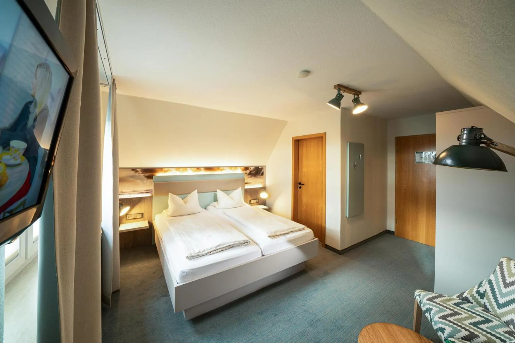 Bed in Deichhotel Grube