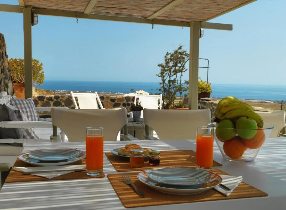 Balcony/Terrace in AFOURA HOUSES by K&K