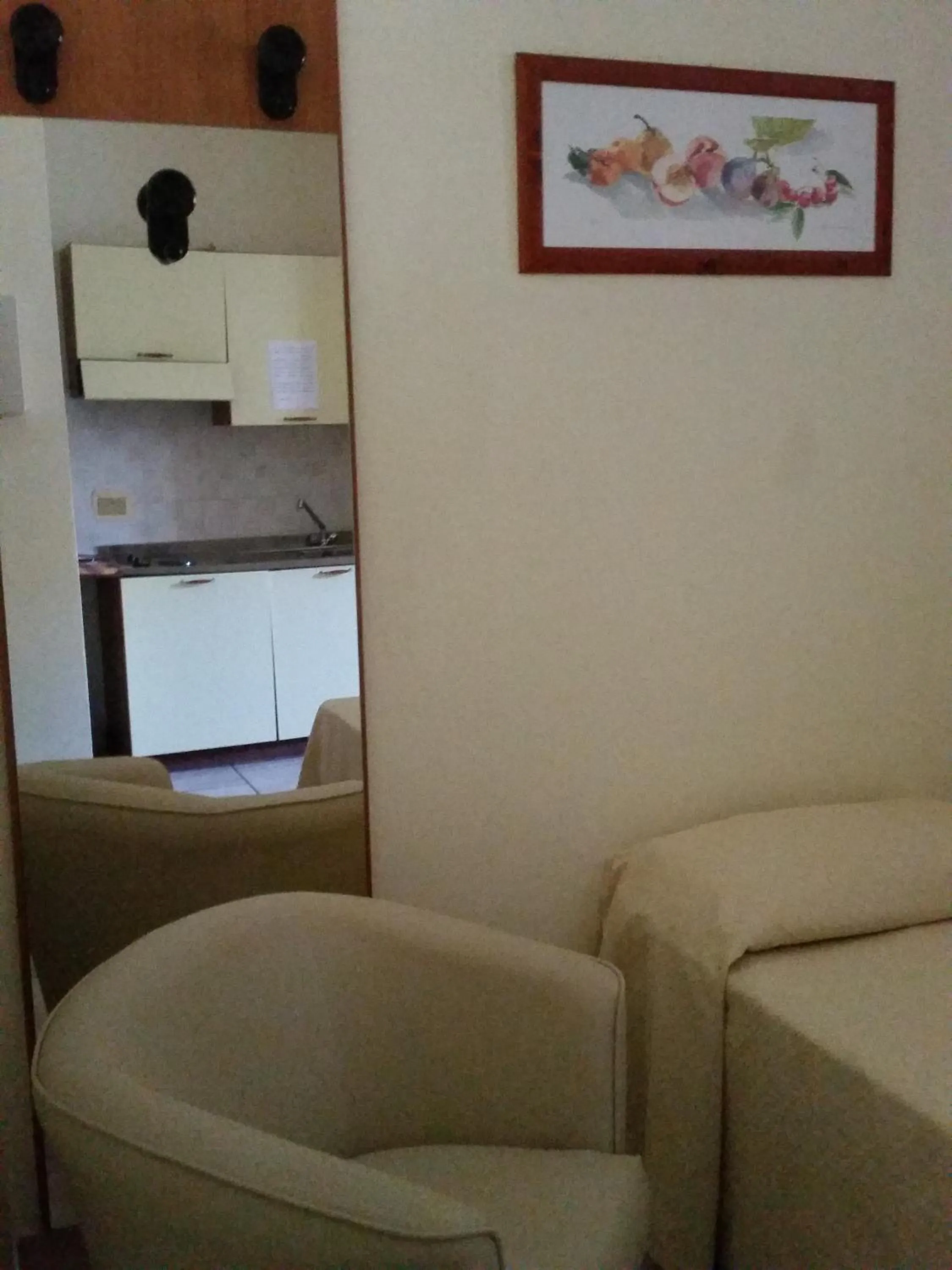 Kitchen or kitchenette in Hotel Sirio