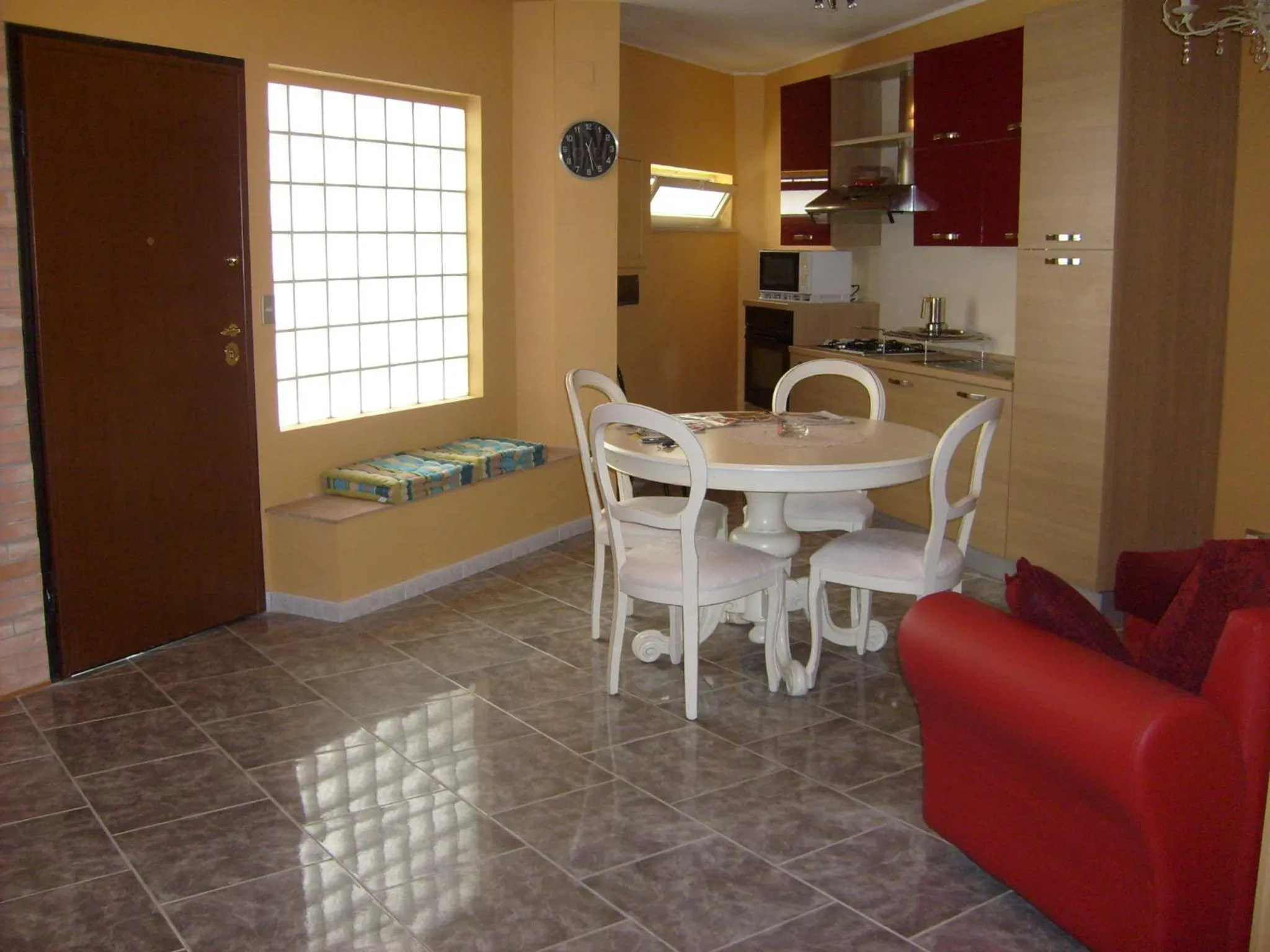 Kitchen or kitchenette in Hotel Sirio