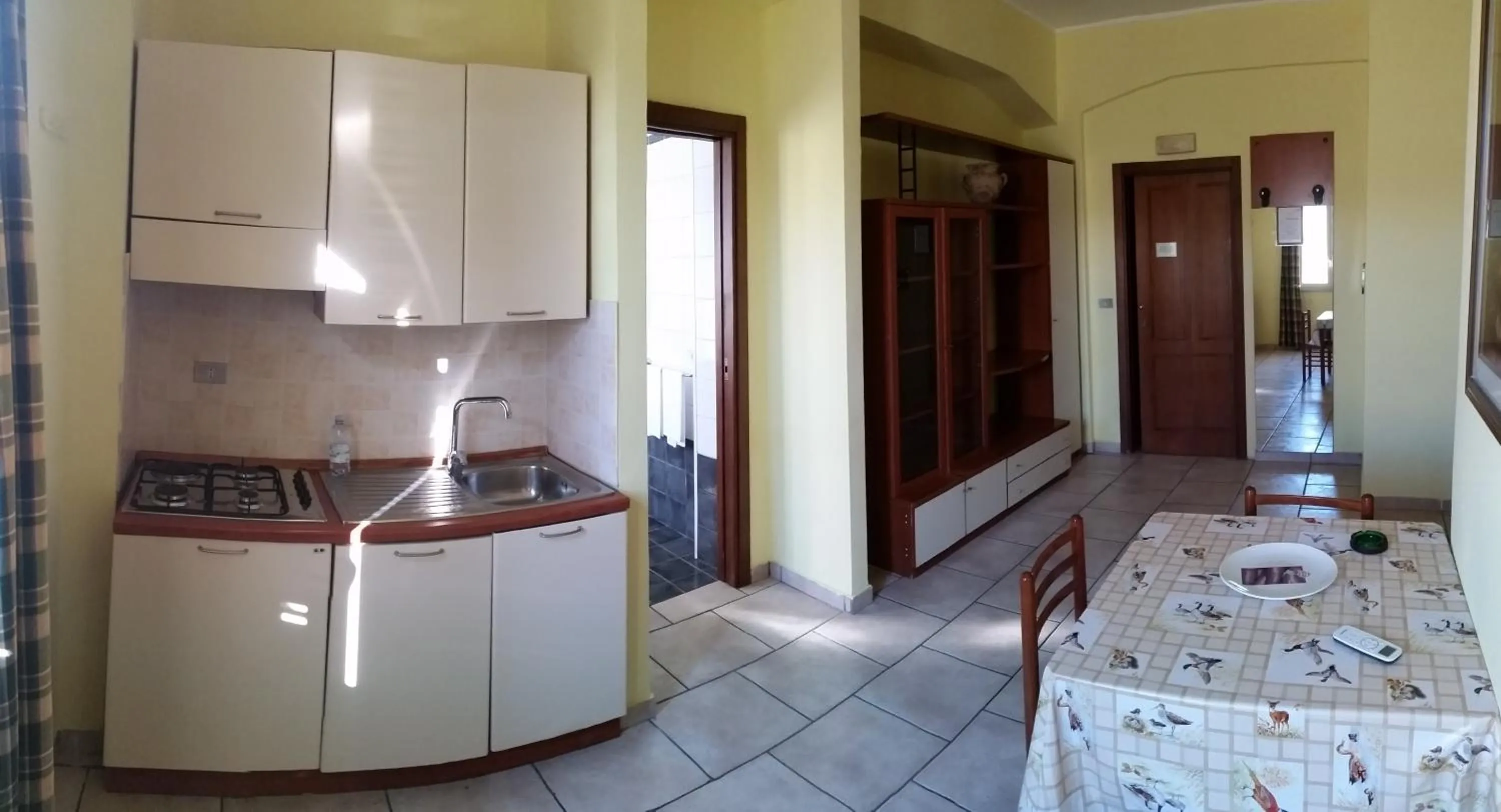 Kitchen or kitchenette in Hotel Sirio