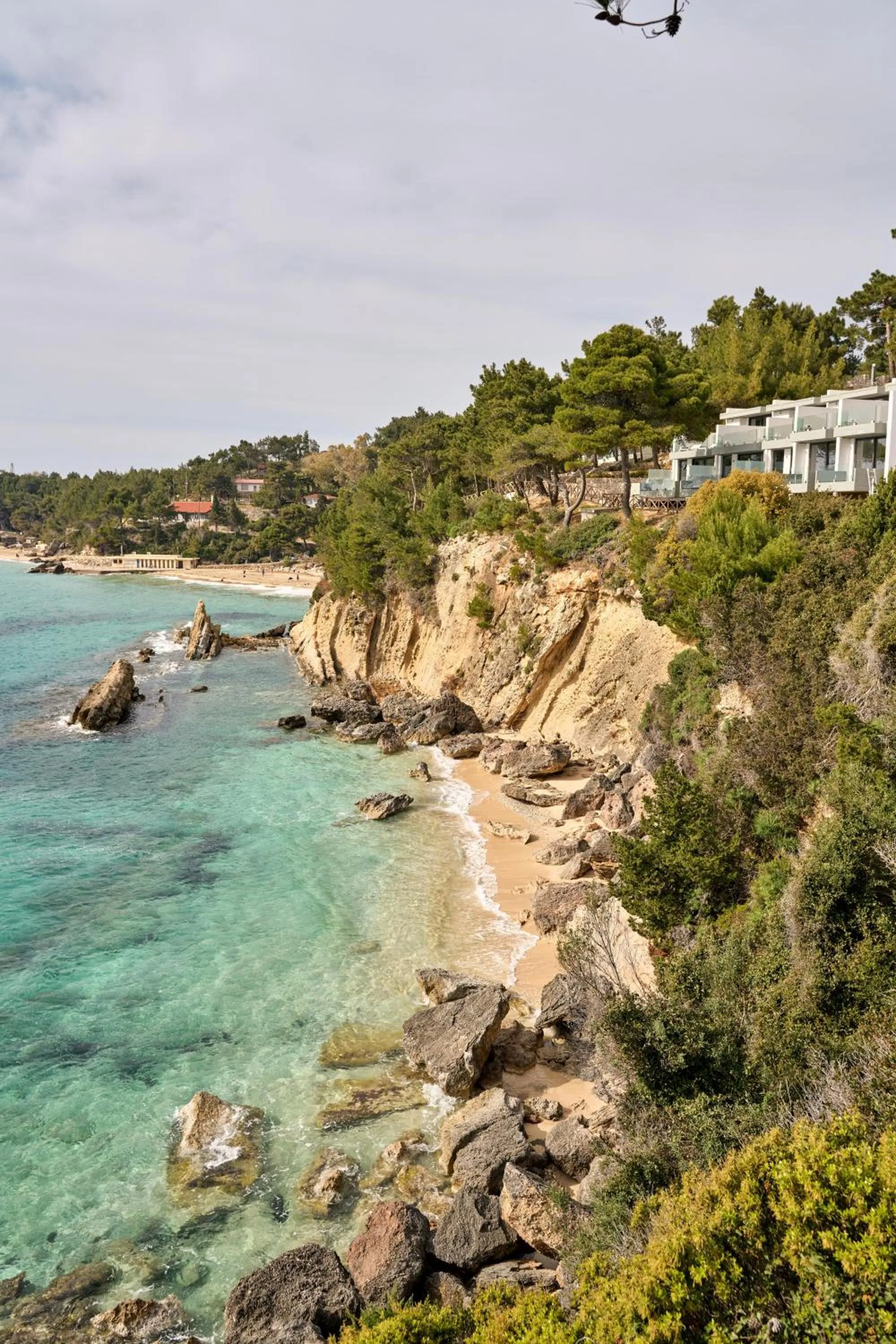 Beach in White Rocks Hotel Kefalonia