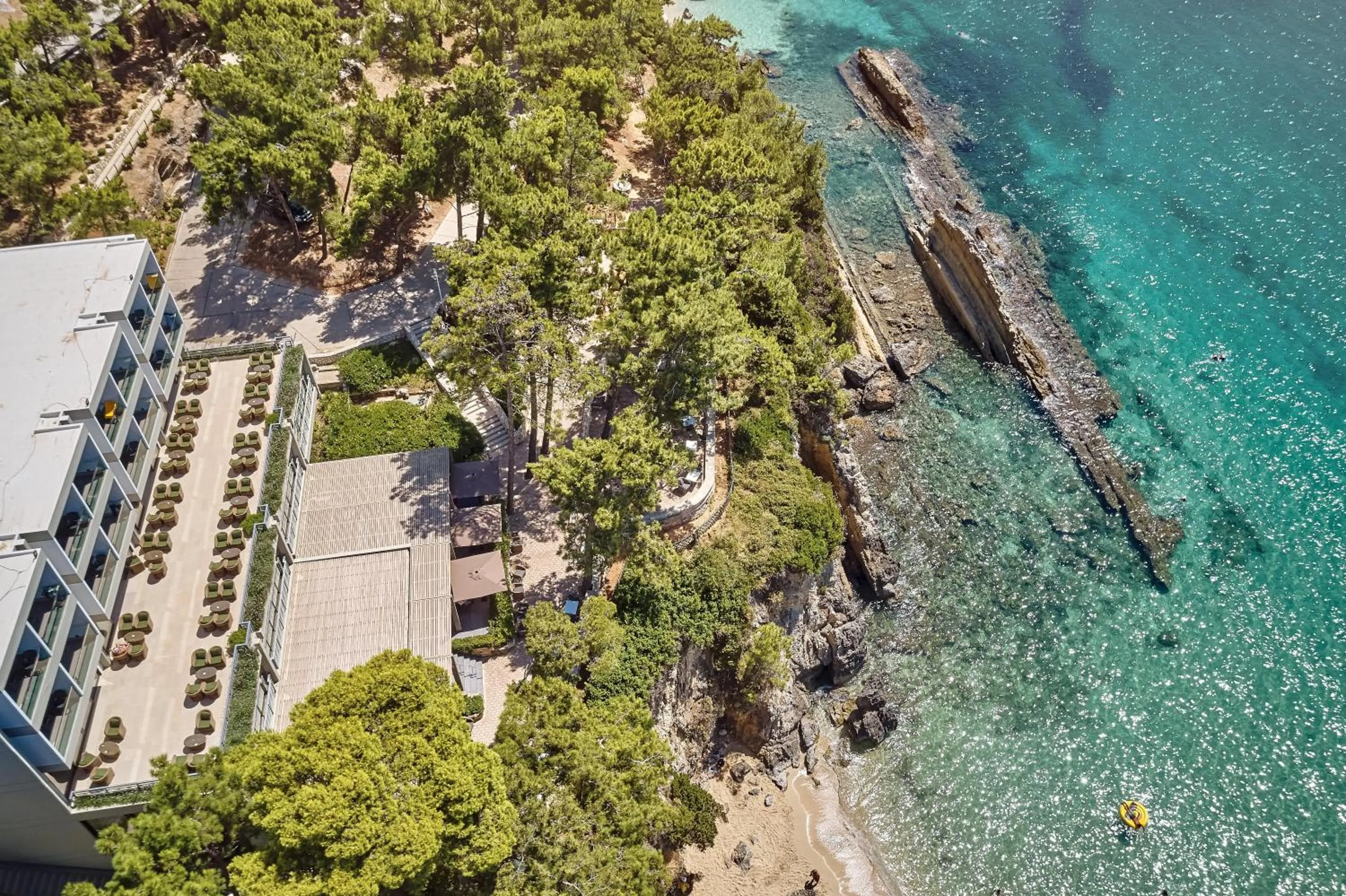 Natural landscape in White Rocks Hotel Kefalonia