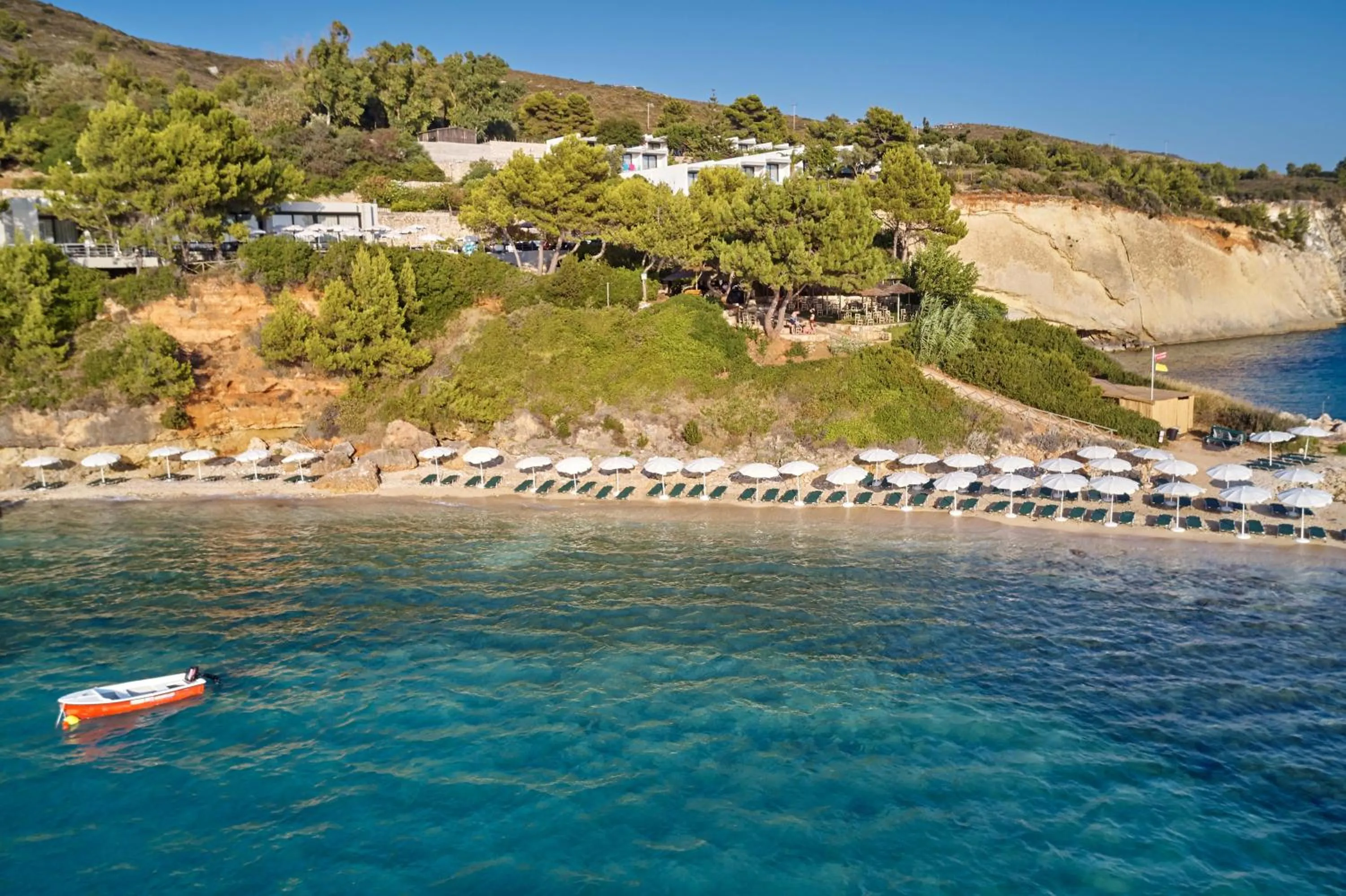 Natural landscape in White Rocks Hotel Kefalonia