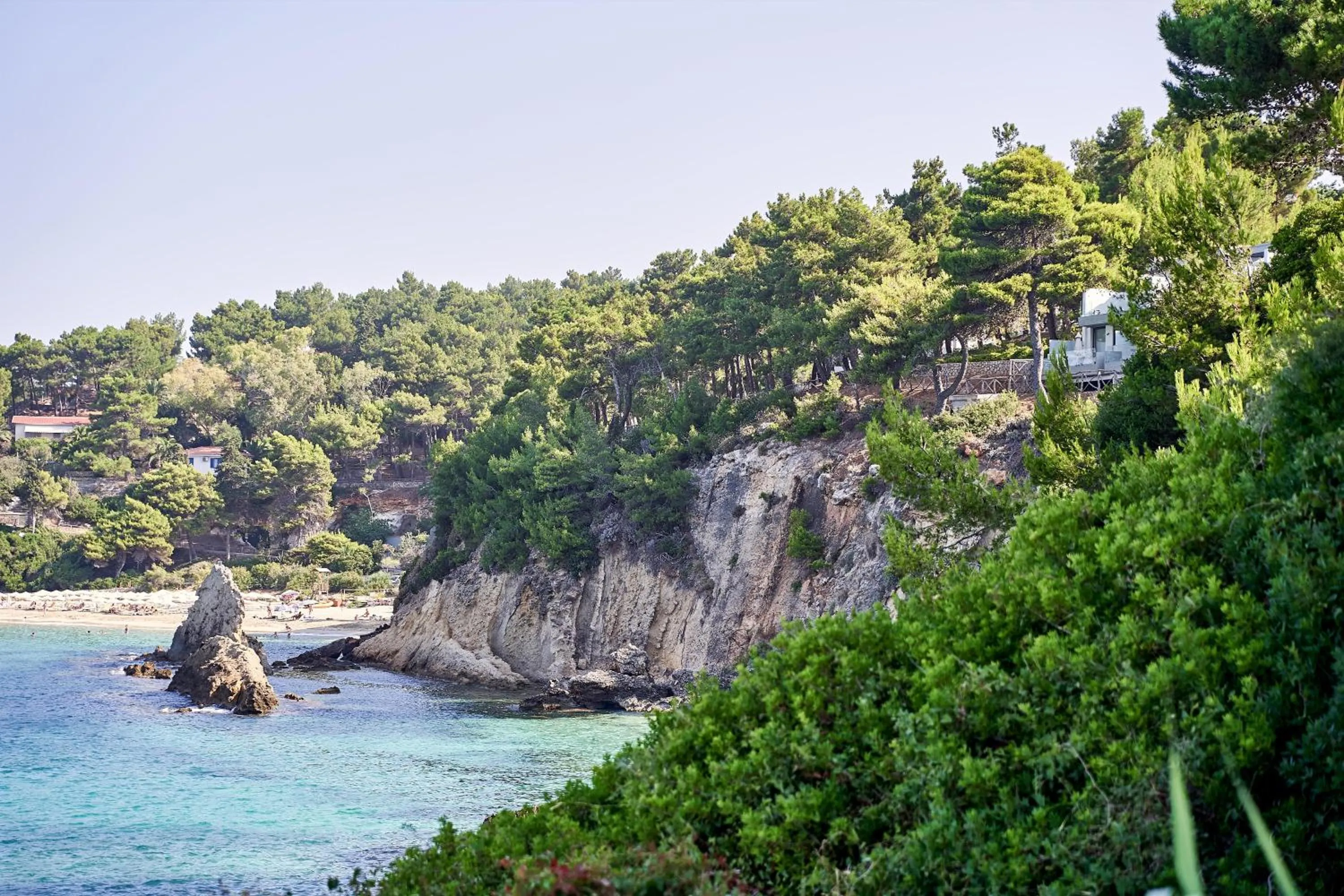 Natural landscape in White Rocks Hotel Kefalonia