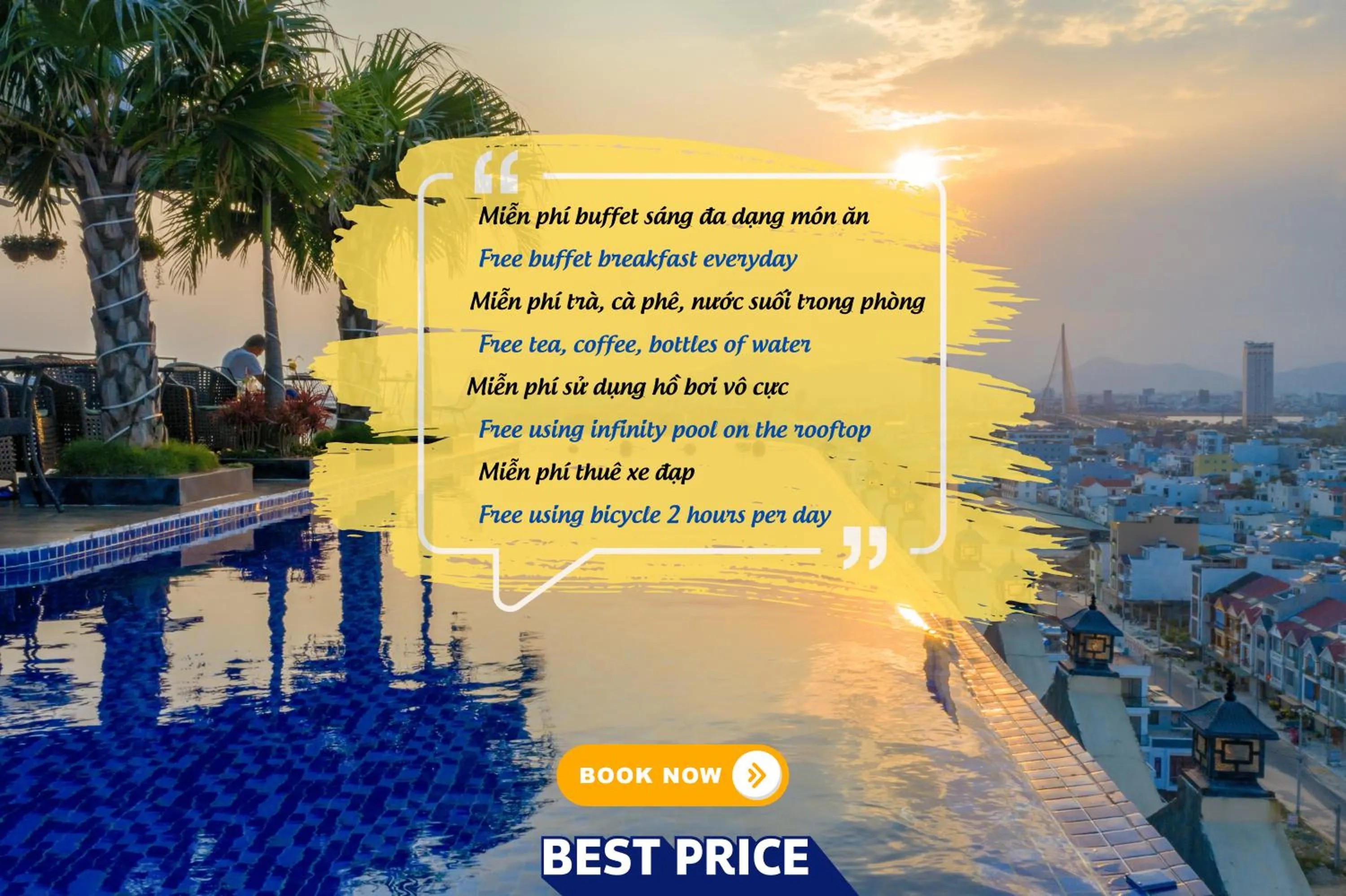 Swimming pool in SEA QUEEN Hotel