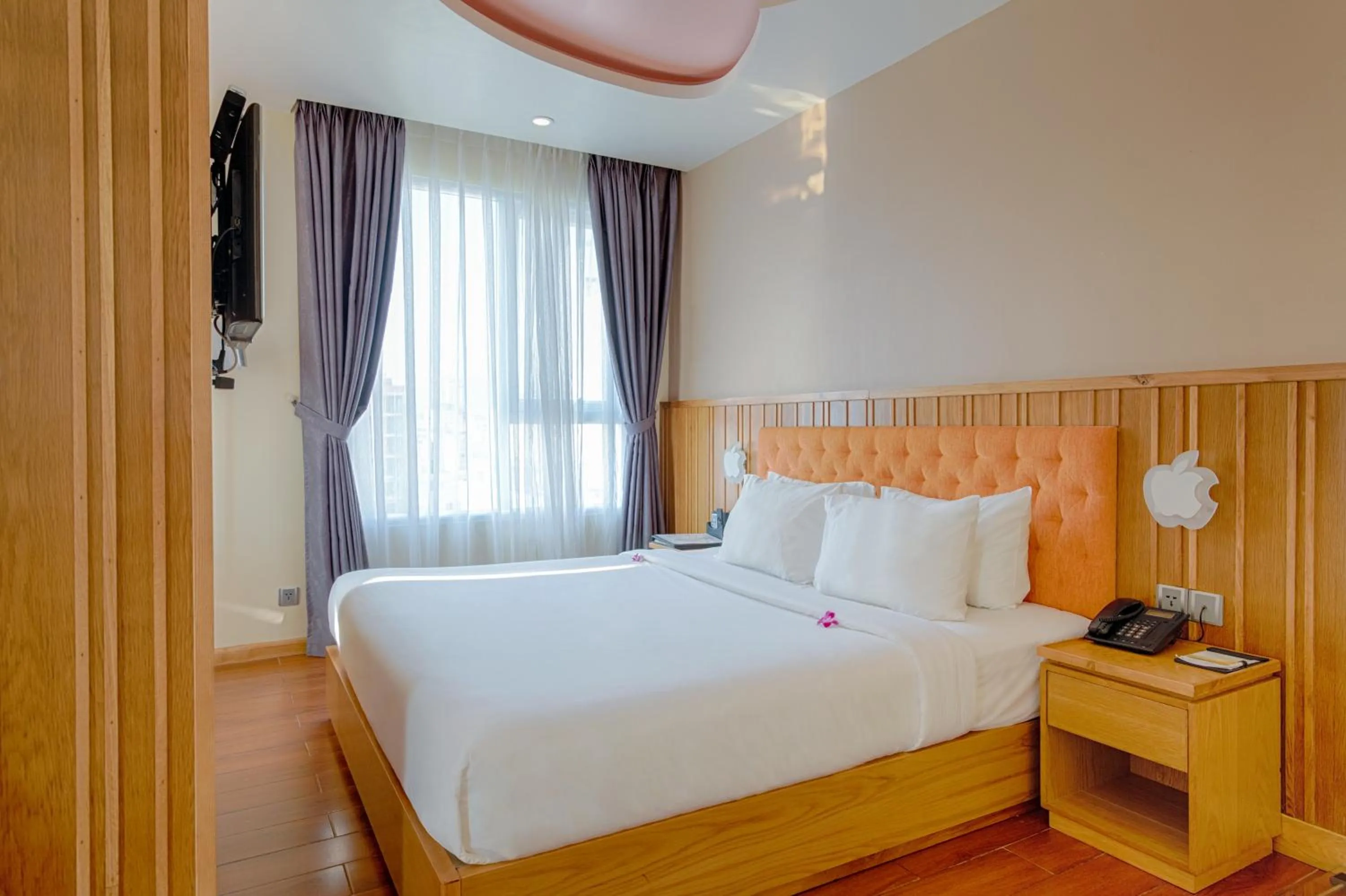 Bed in SEA QUEEN Hotel