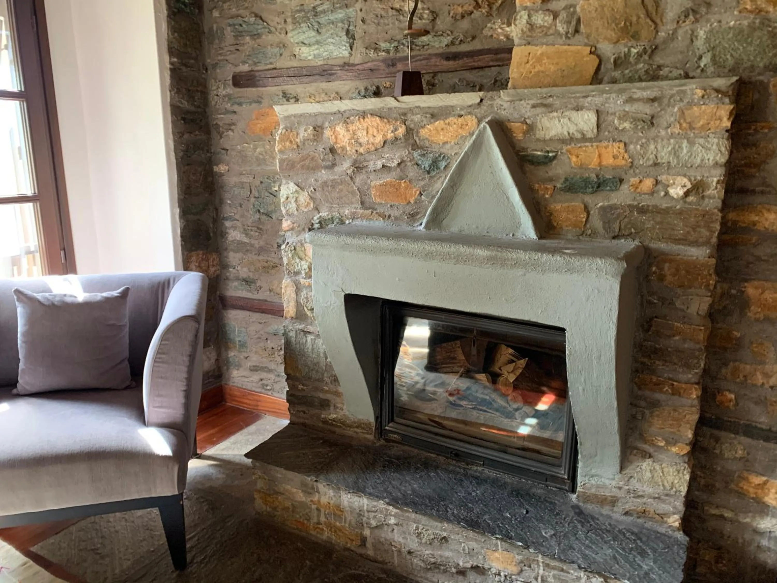 Seating area in Palio Eleotrivio Guesthouse