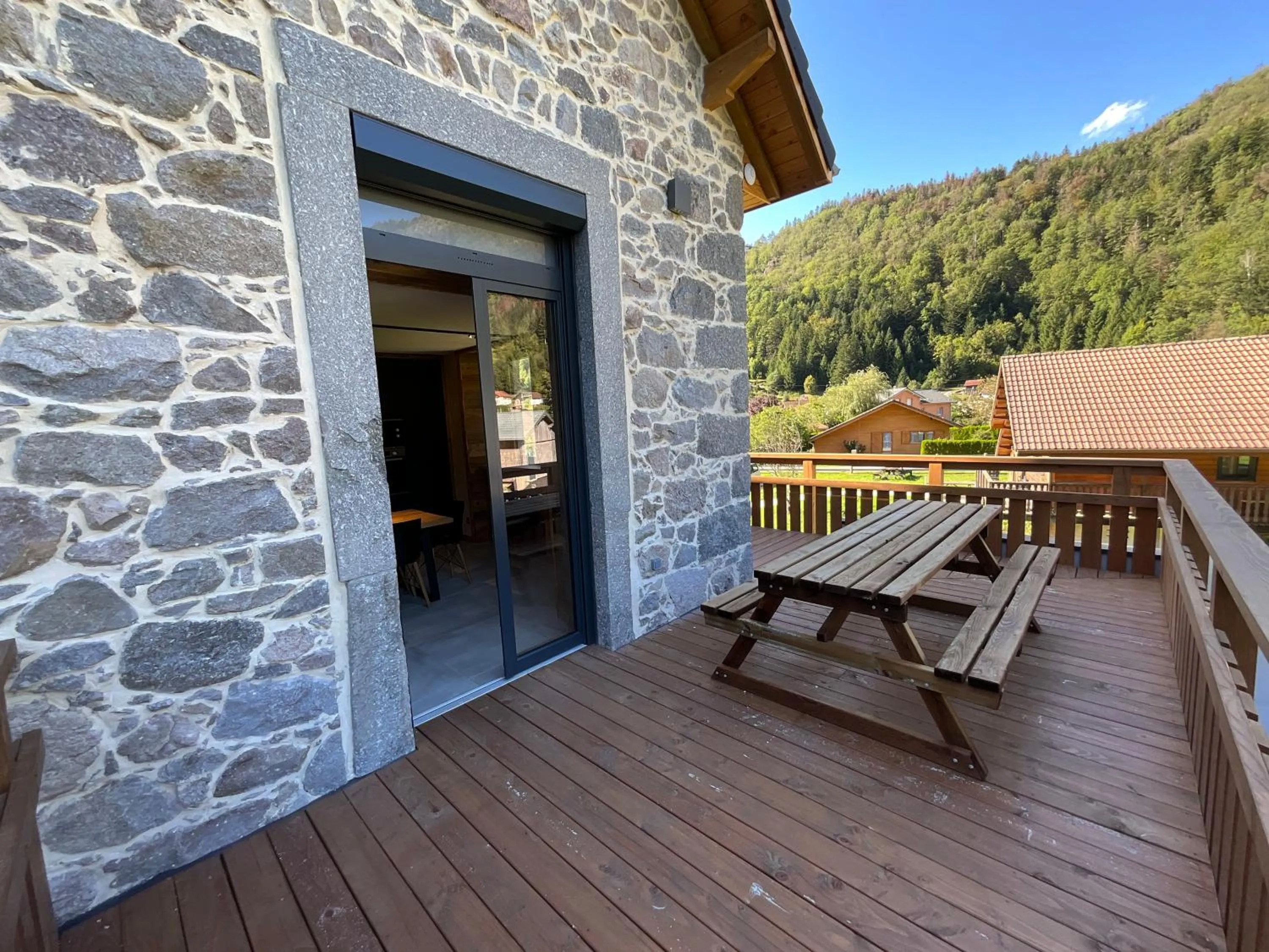 View (from property/room) in Gite Roche Des Ducs avec Piscine toute l'année, Spa, Sauna, Hammam