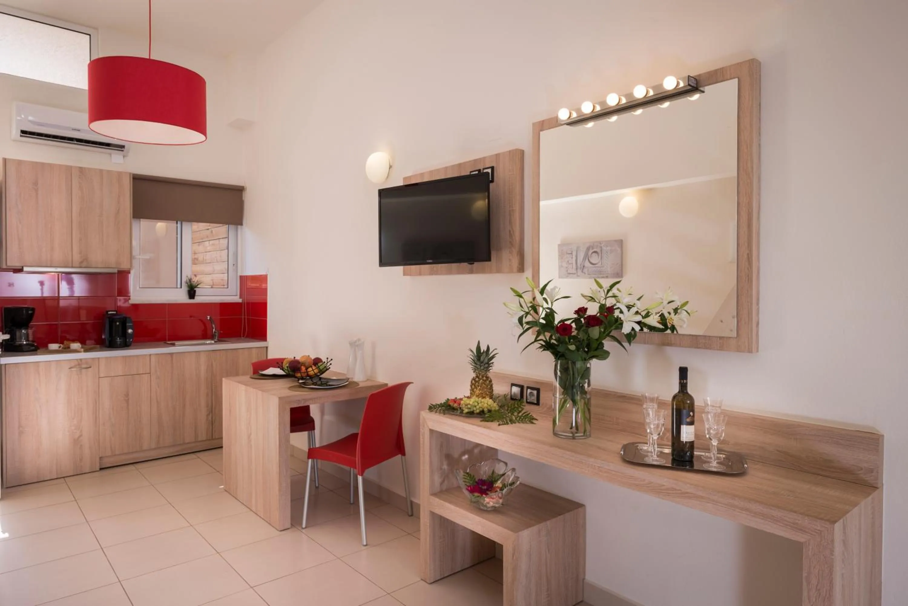 Kitchen or kitchenette in Sea & City Apartments