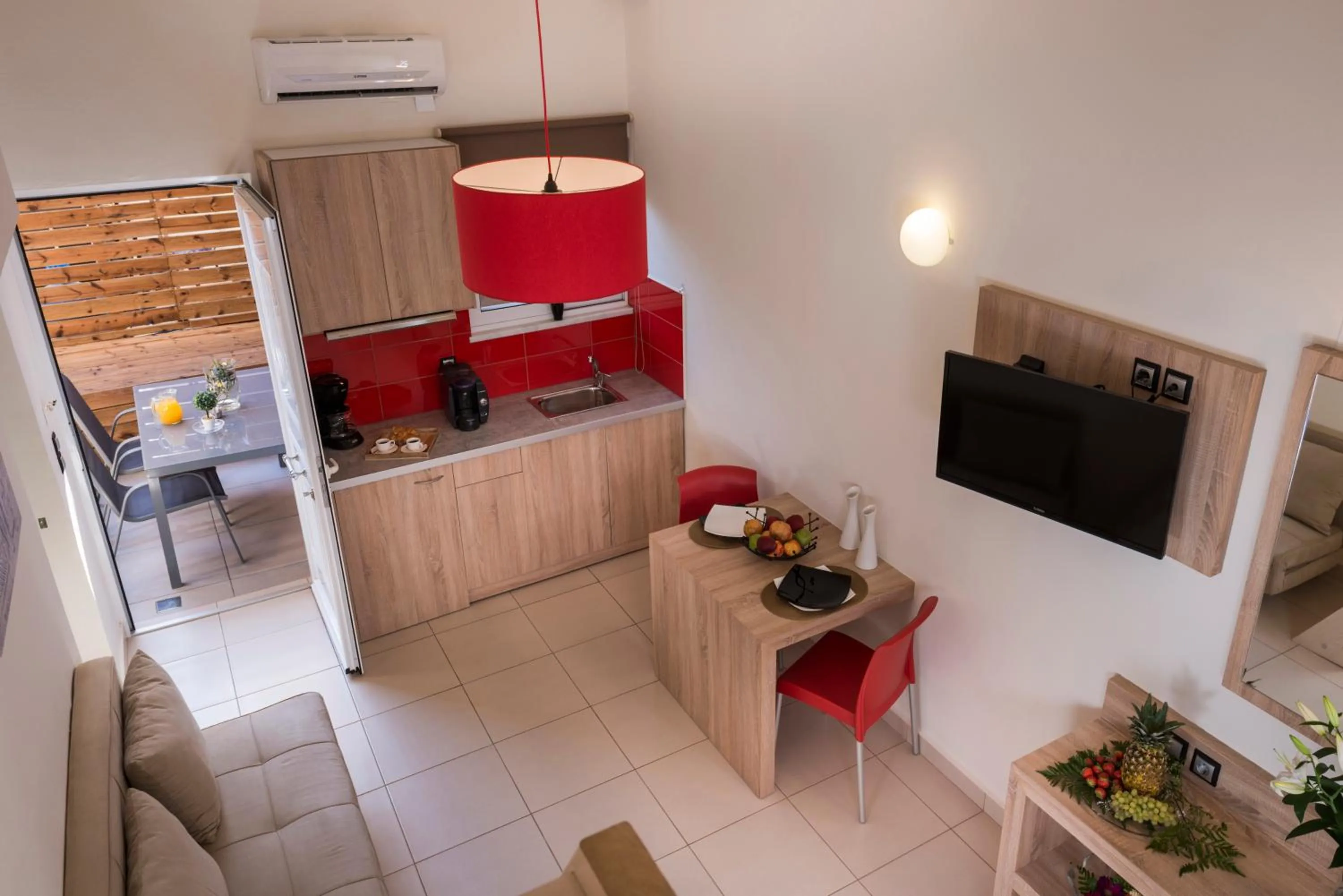 Living room in Sea & City Apartments