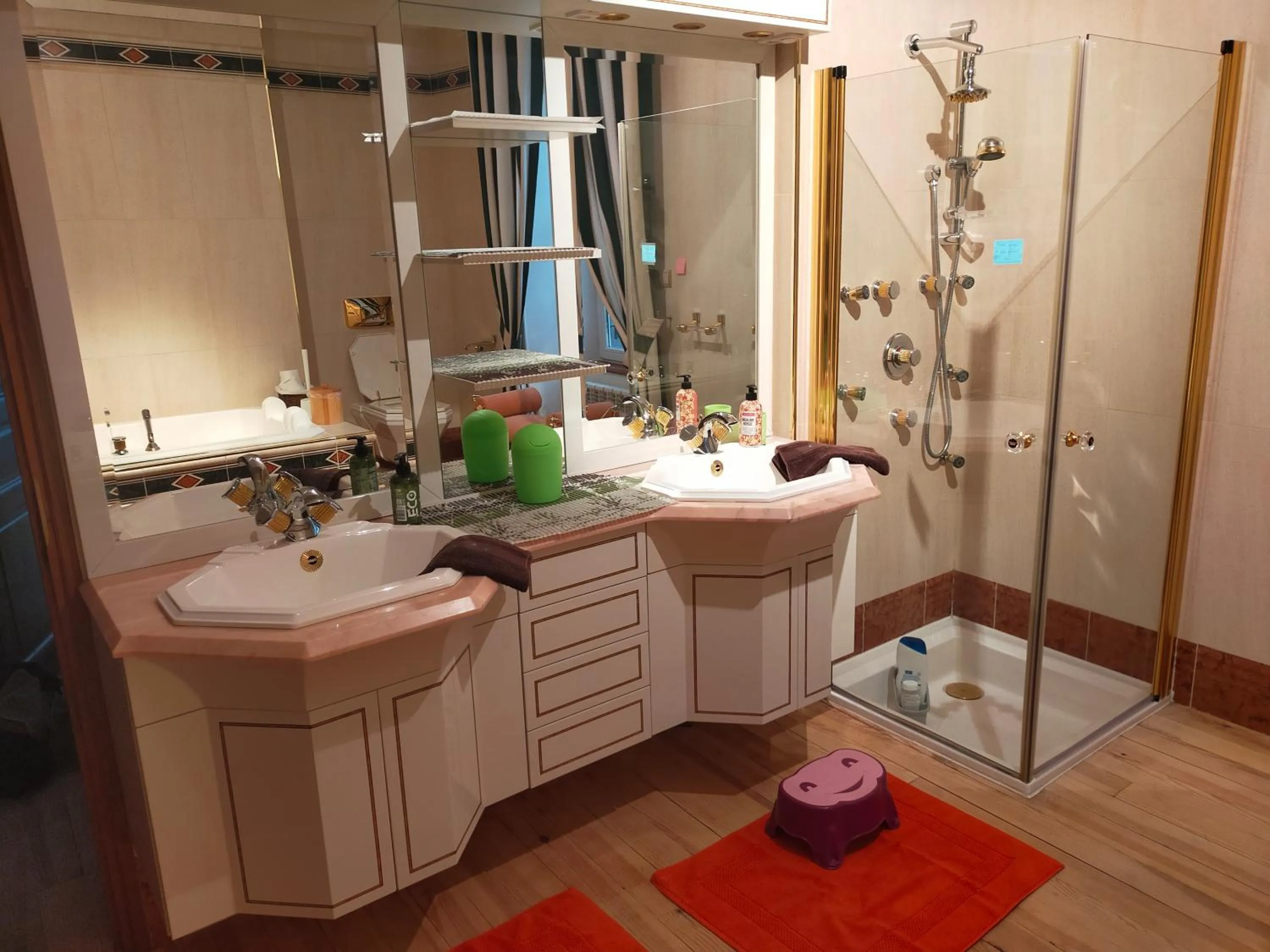 Shower in Au Coq Bleu