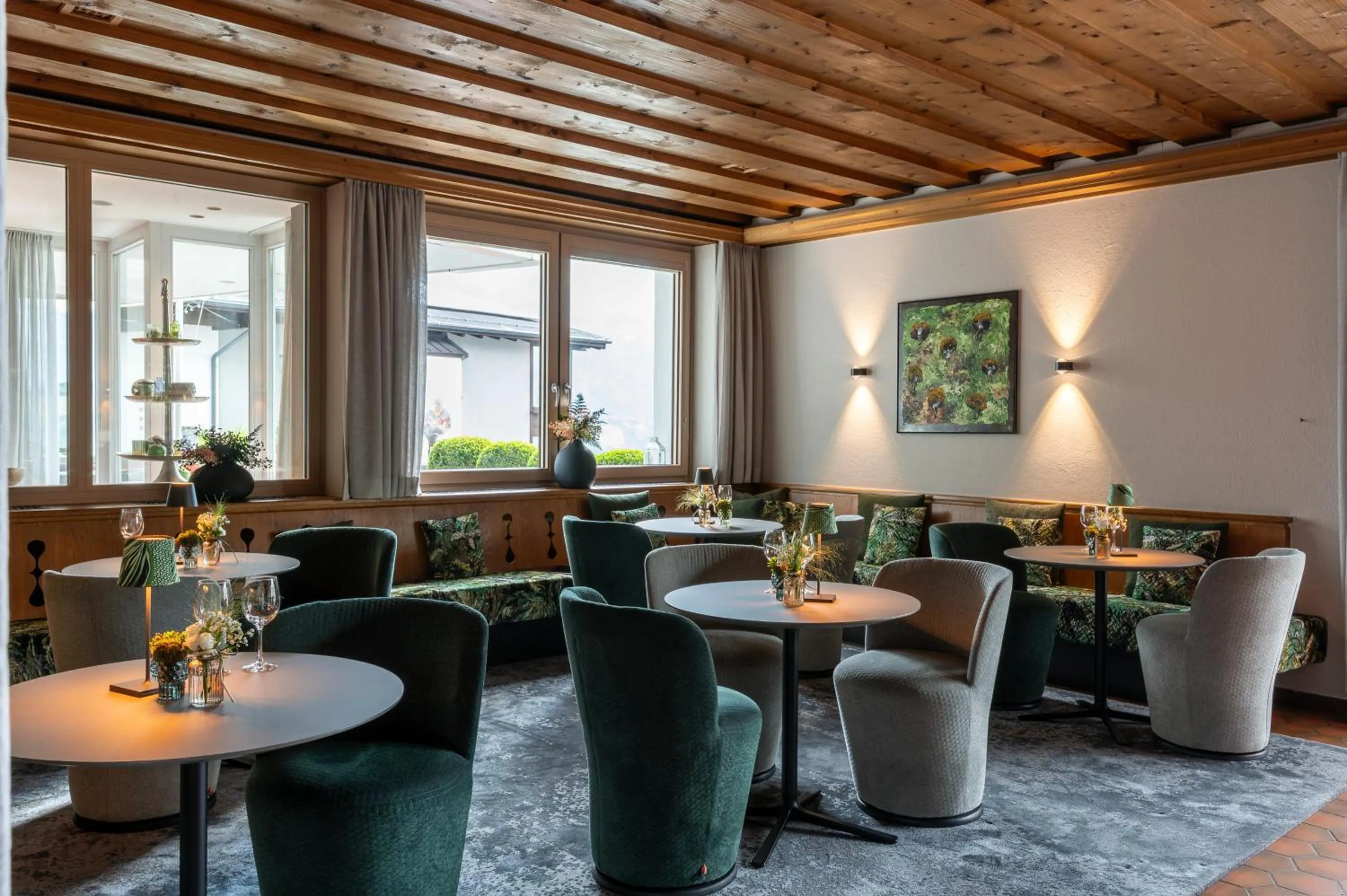 fireplace in Hotel Bruno