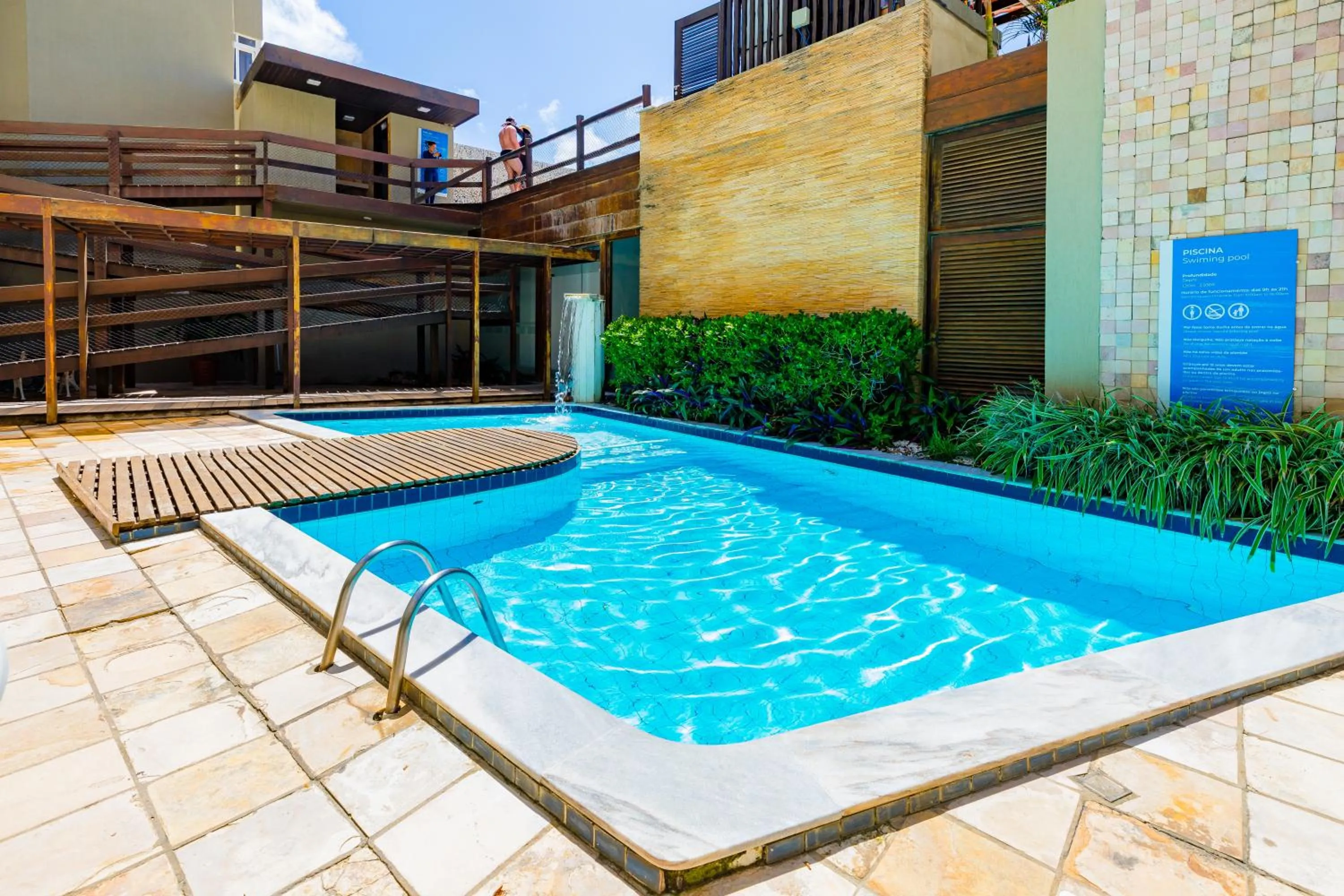 Pool view in Yak Beach Hotel Natal