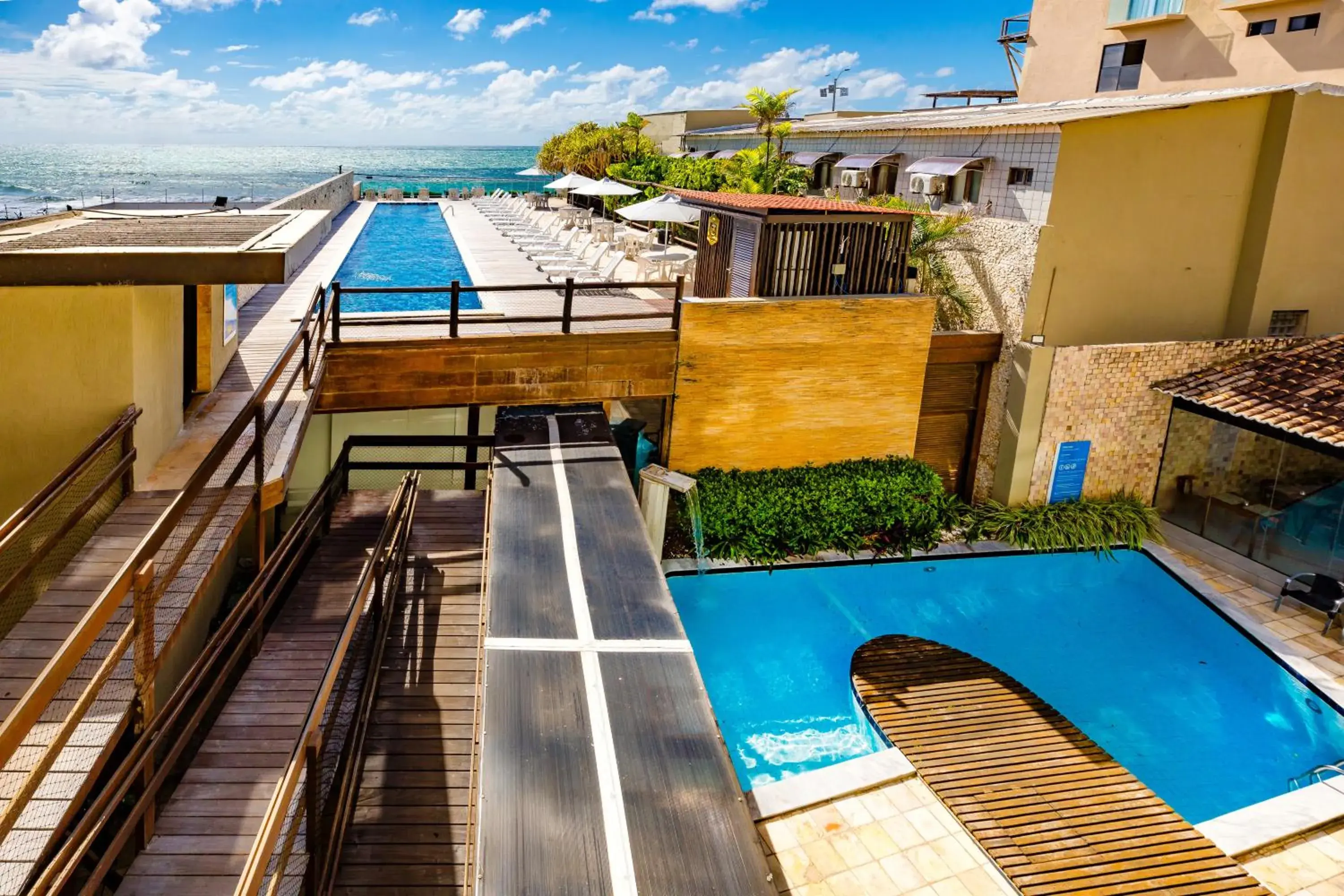 Pool view in Yak Beach Hotel Natal Pool view in Yak Beach Hotel Natal