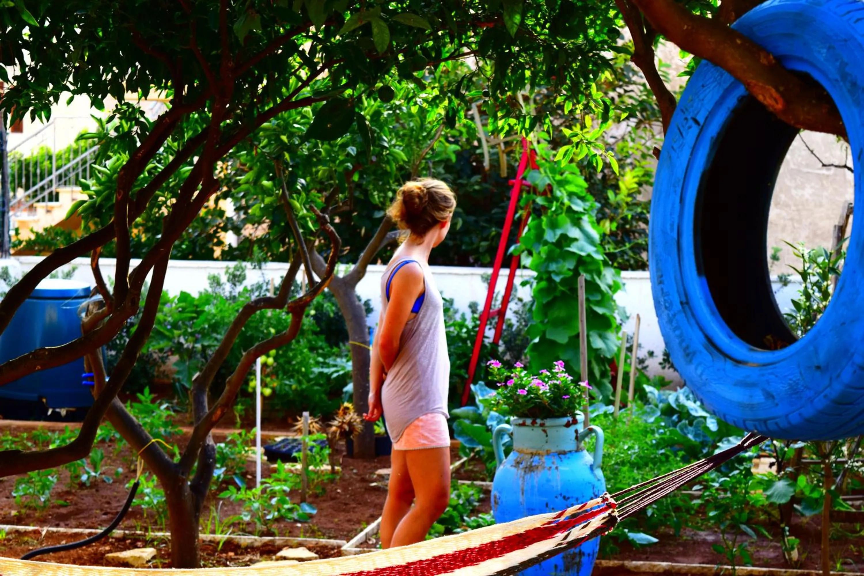 Garden in Timbuktu Hostel