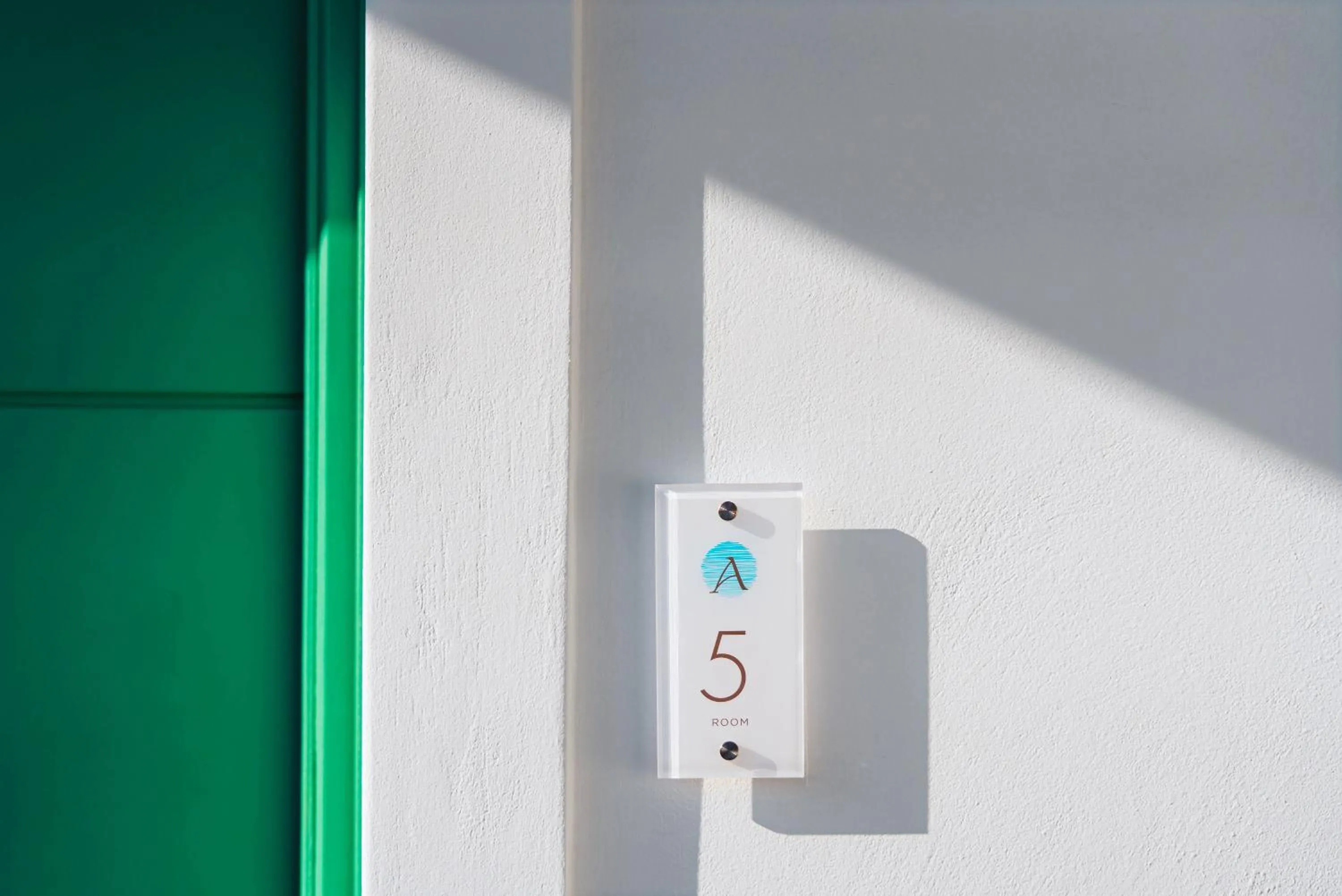 Facade/entrance in Aelia Apartments & Suites