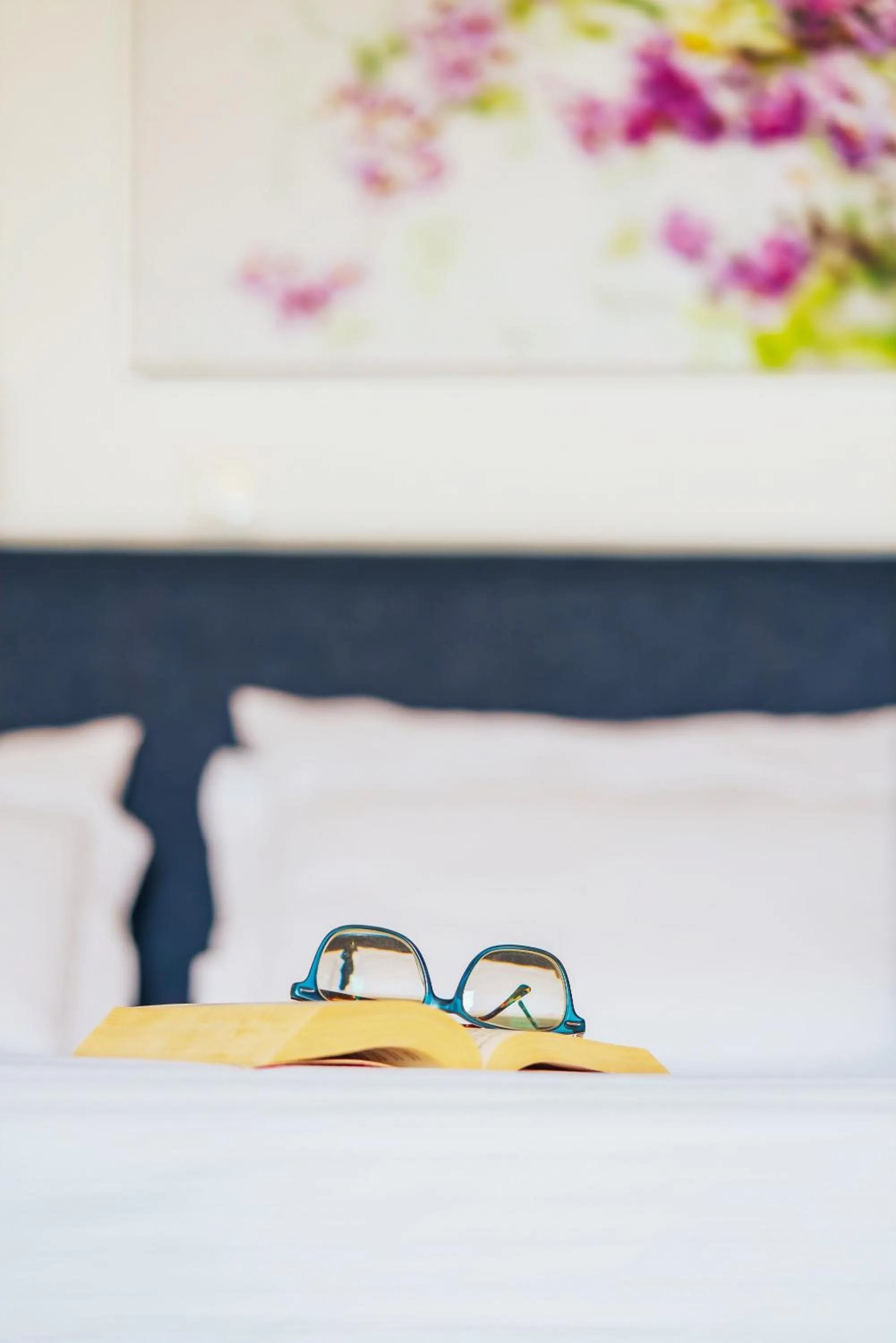 Bed in Aelia Apartments & Suites