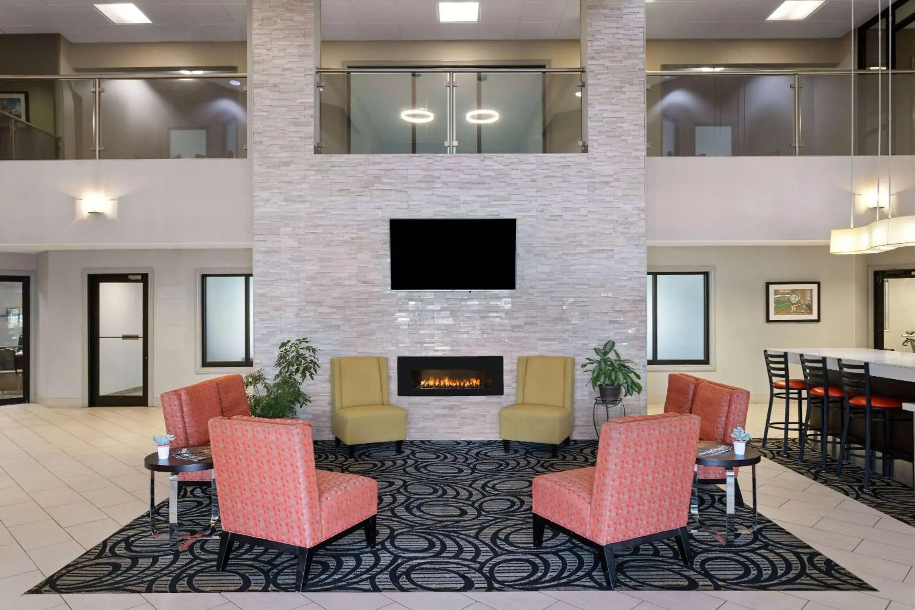 Lobby or reception in La Quinta by Wyndham Kokomo Lobby or reception in La Quinta by Wyndham Kokomo