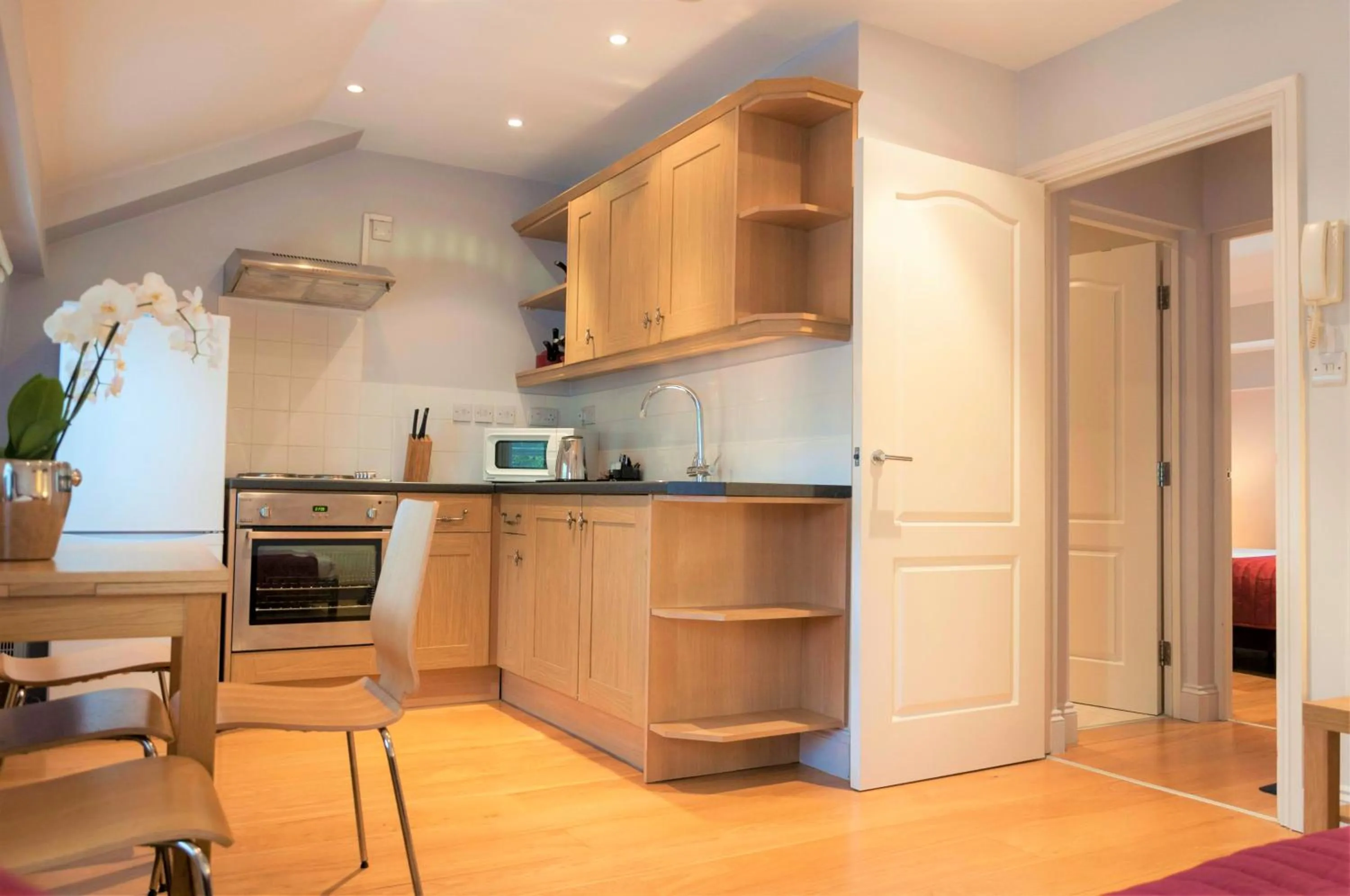 kitchen in 12 London Street Apartments