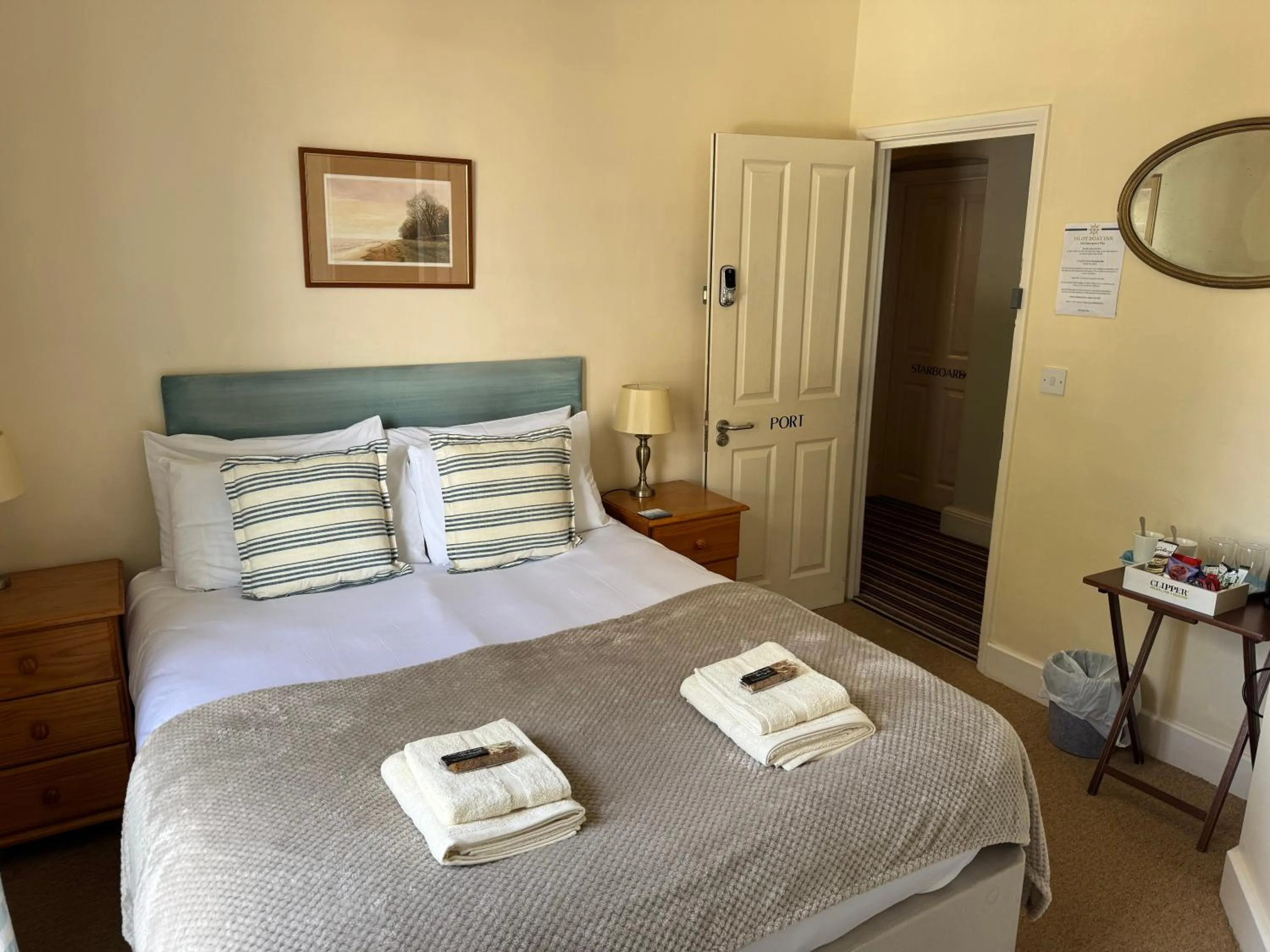 Bed in The Pilot Boat Inn, Isle of Wight