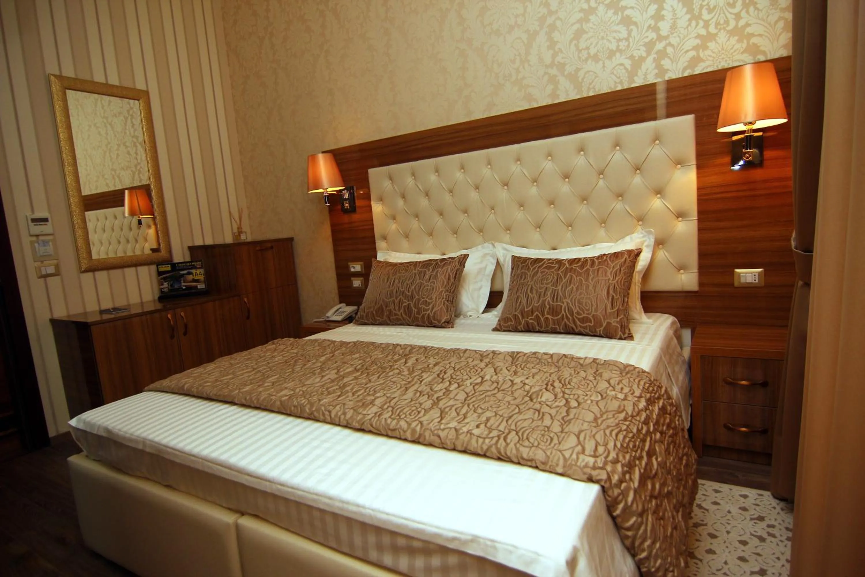 Bed in Hotel Boutique Restaurant Gloria