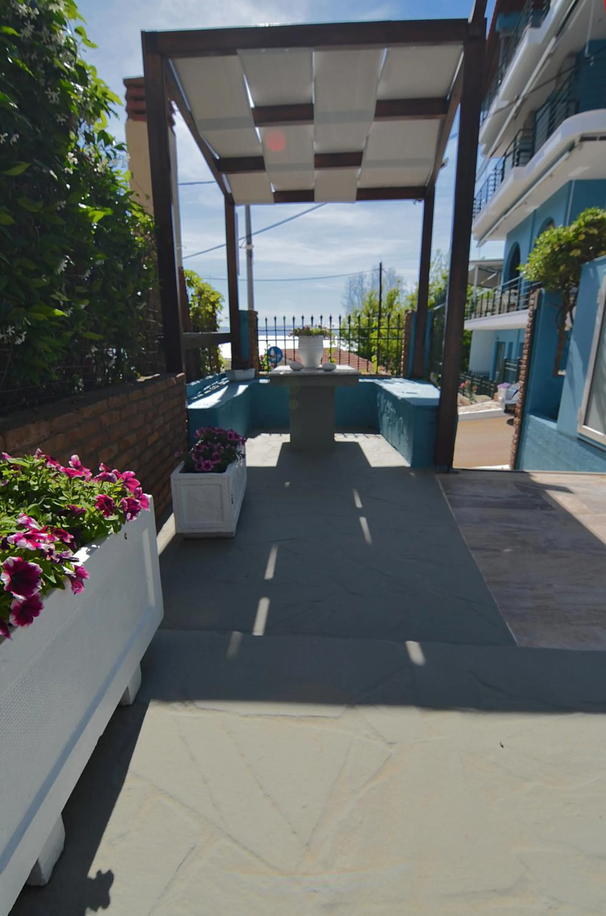 Patio in Soulis Hotel