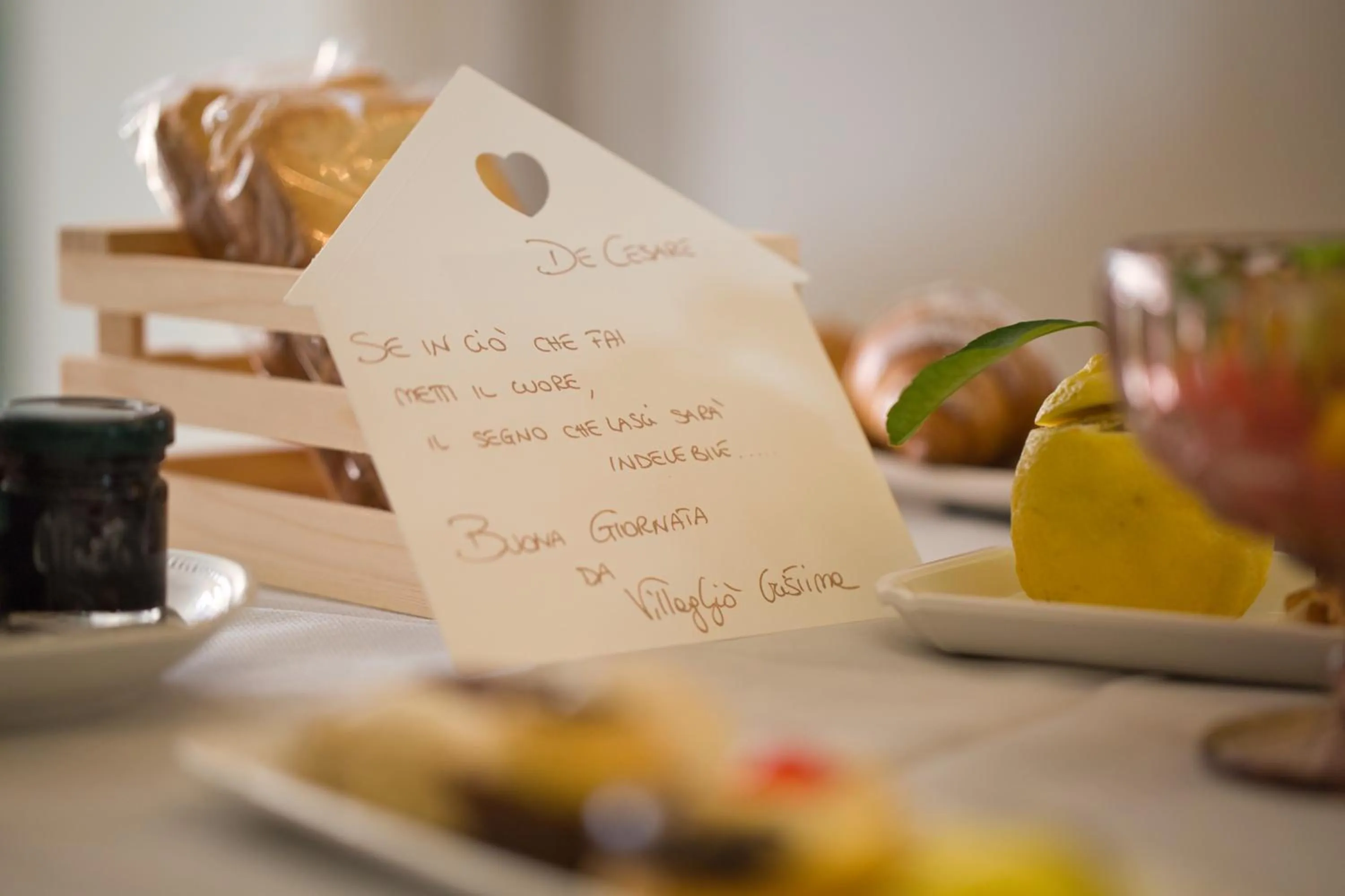 Food and drinks in Villaggio Cristina