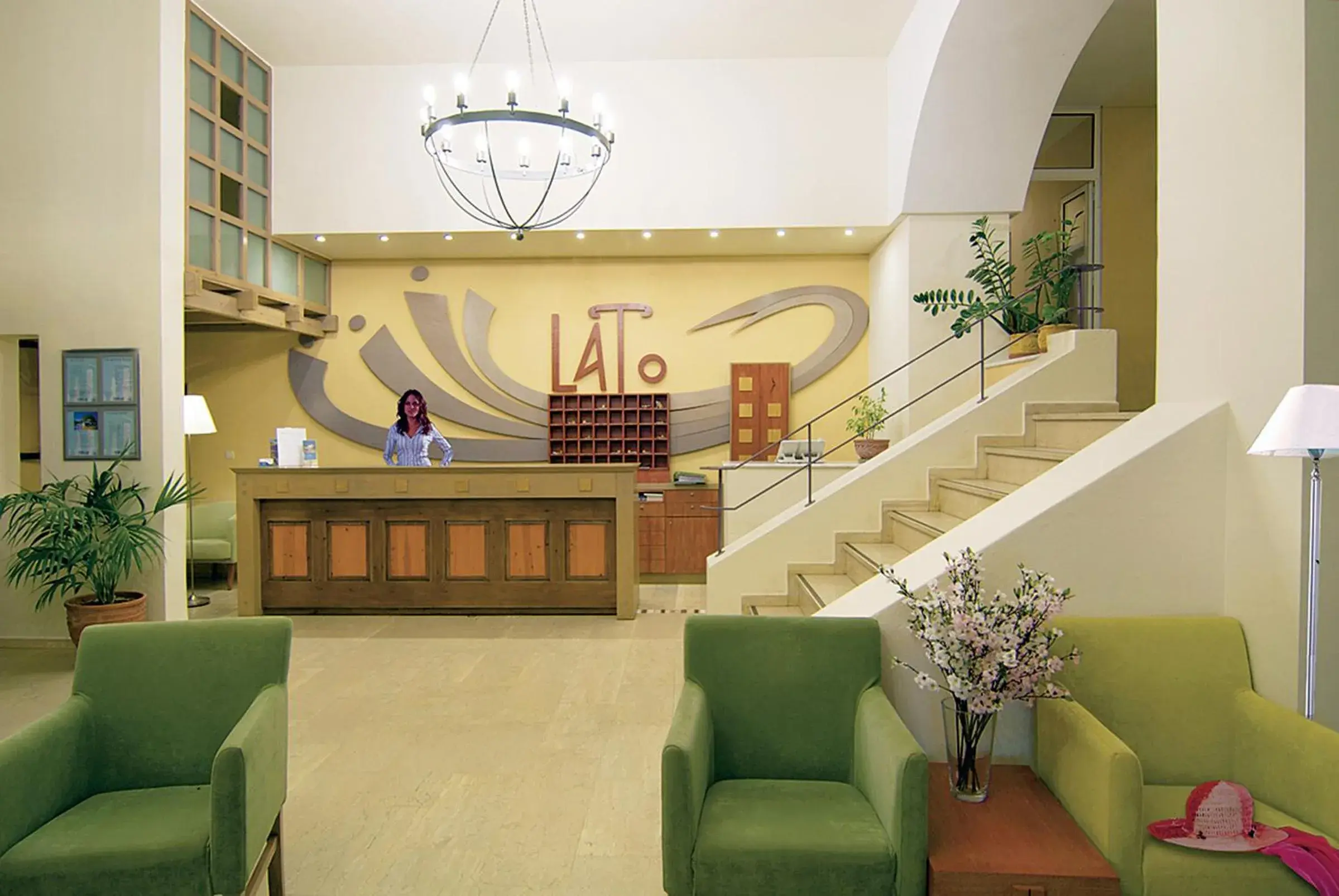 Lobby or reception in Lato hotel Lobby or reception in Lato hotel