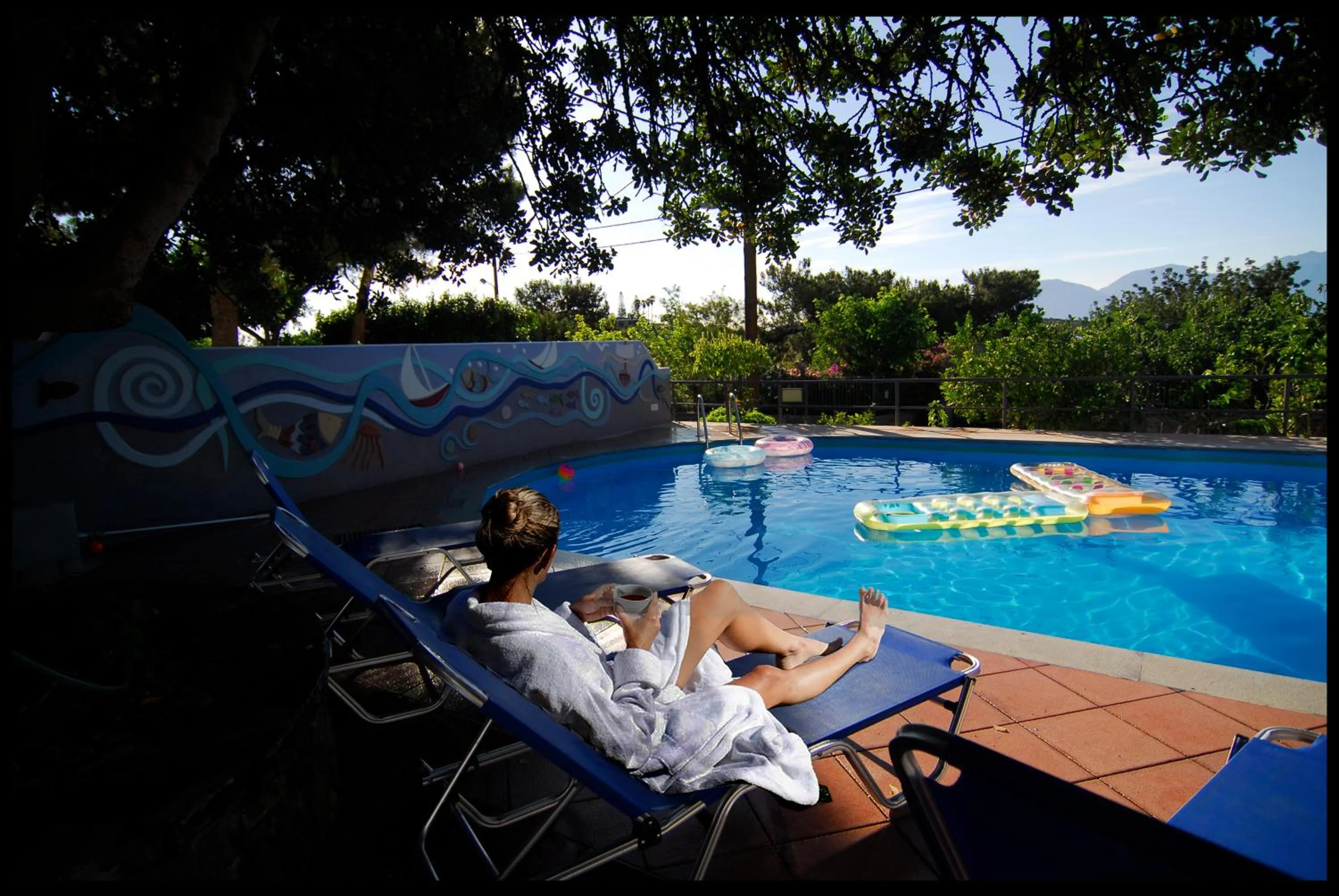 Swimming pool in Lato hotel