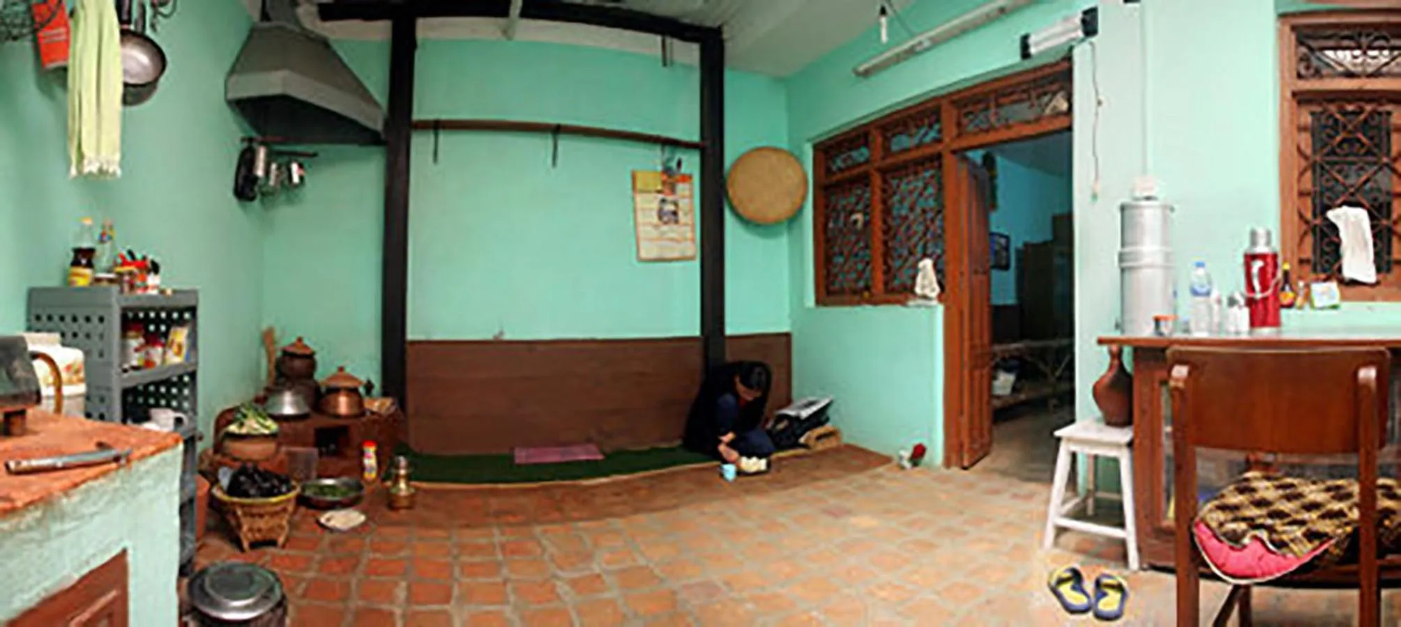 Kitchen or kitchenette in Sanu House