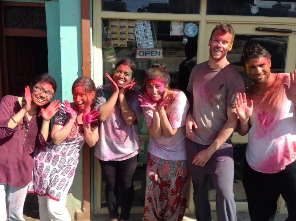group of guests in Sanu House