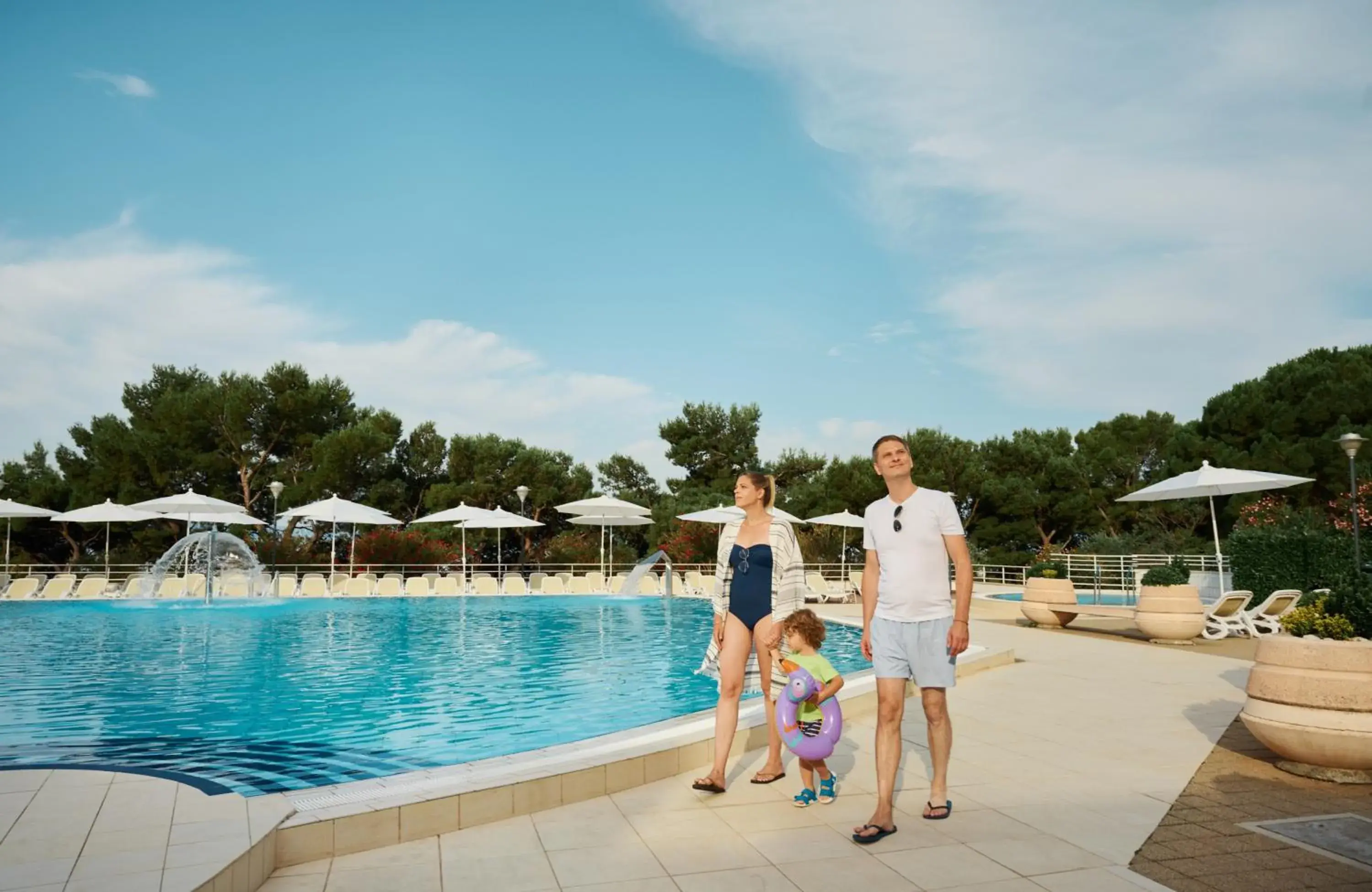 Swimming pool in Bluesun Holiday Village Afrodita Swimming pool in Bluesun Holiday Village Afrodita