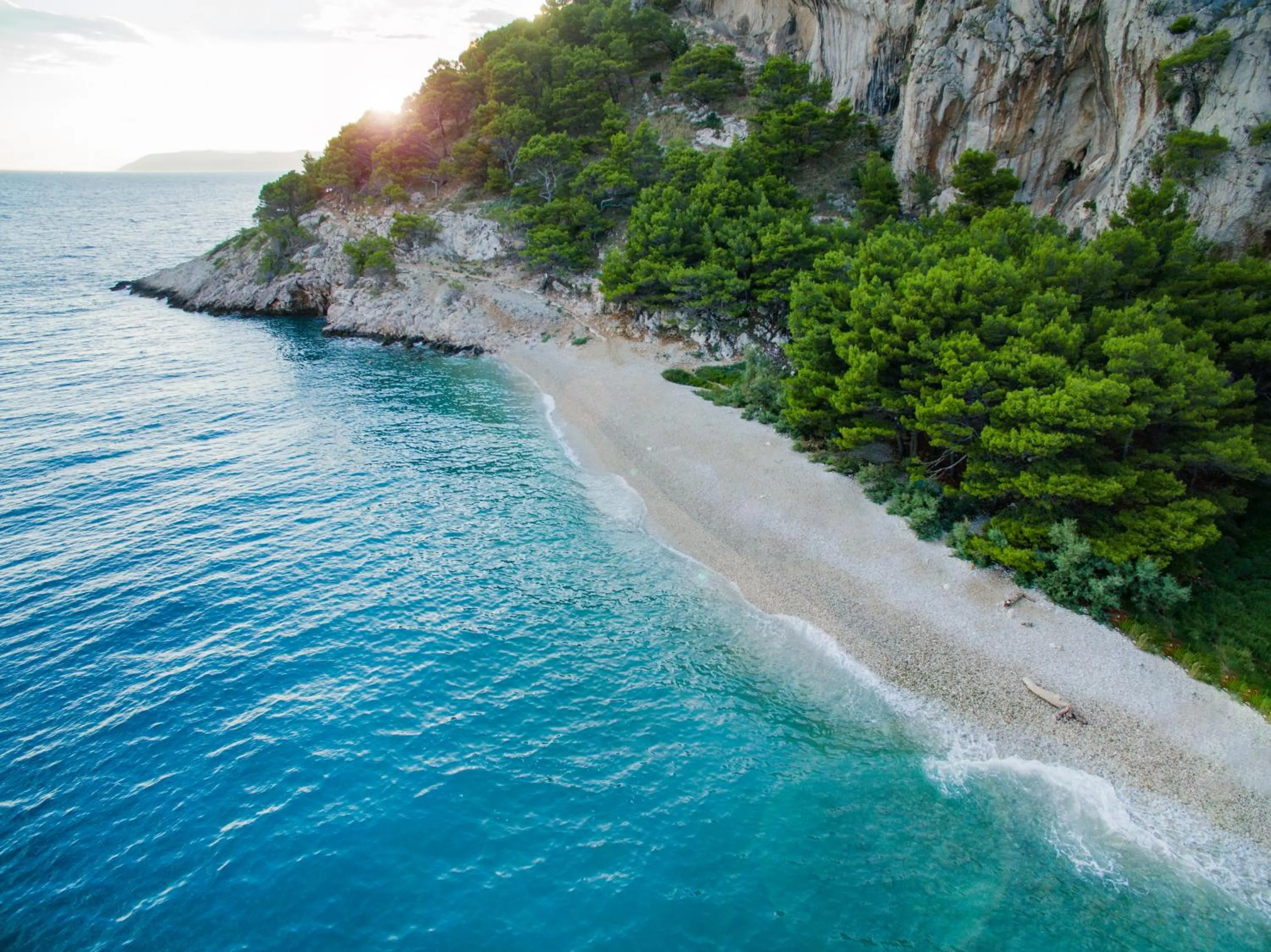 Beach in Heritage Hotel Kaštelet