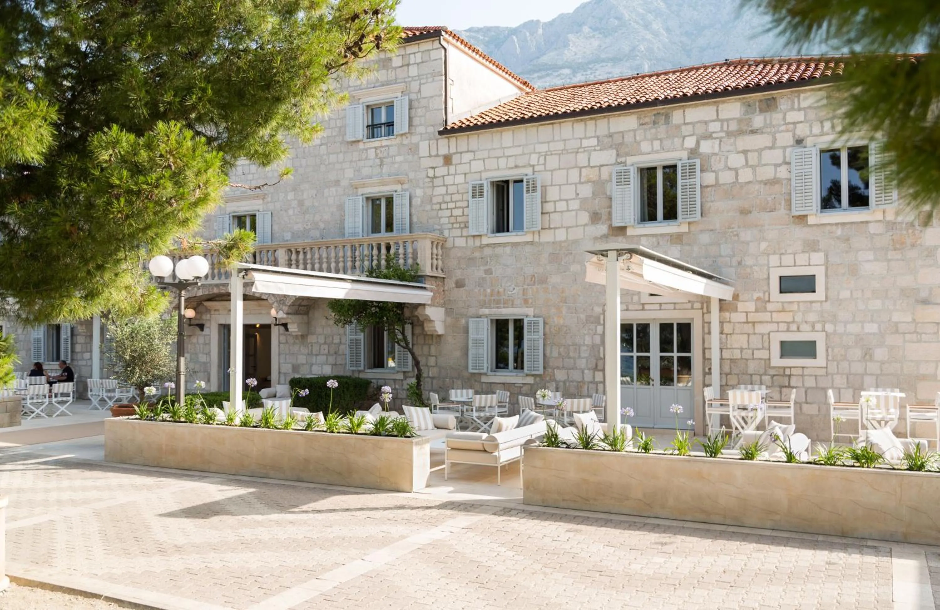 Balcony/Terrace in Heritage Hotel Kaštelet