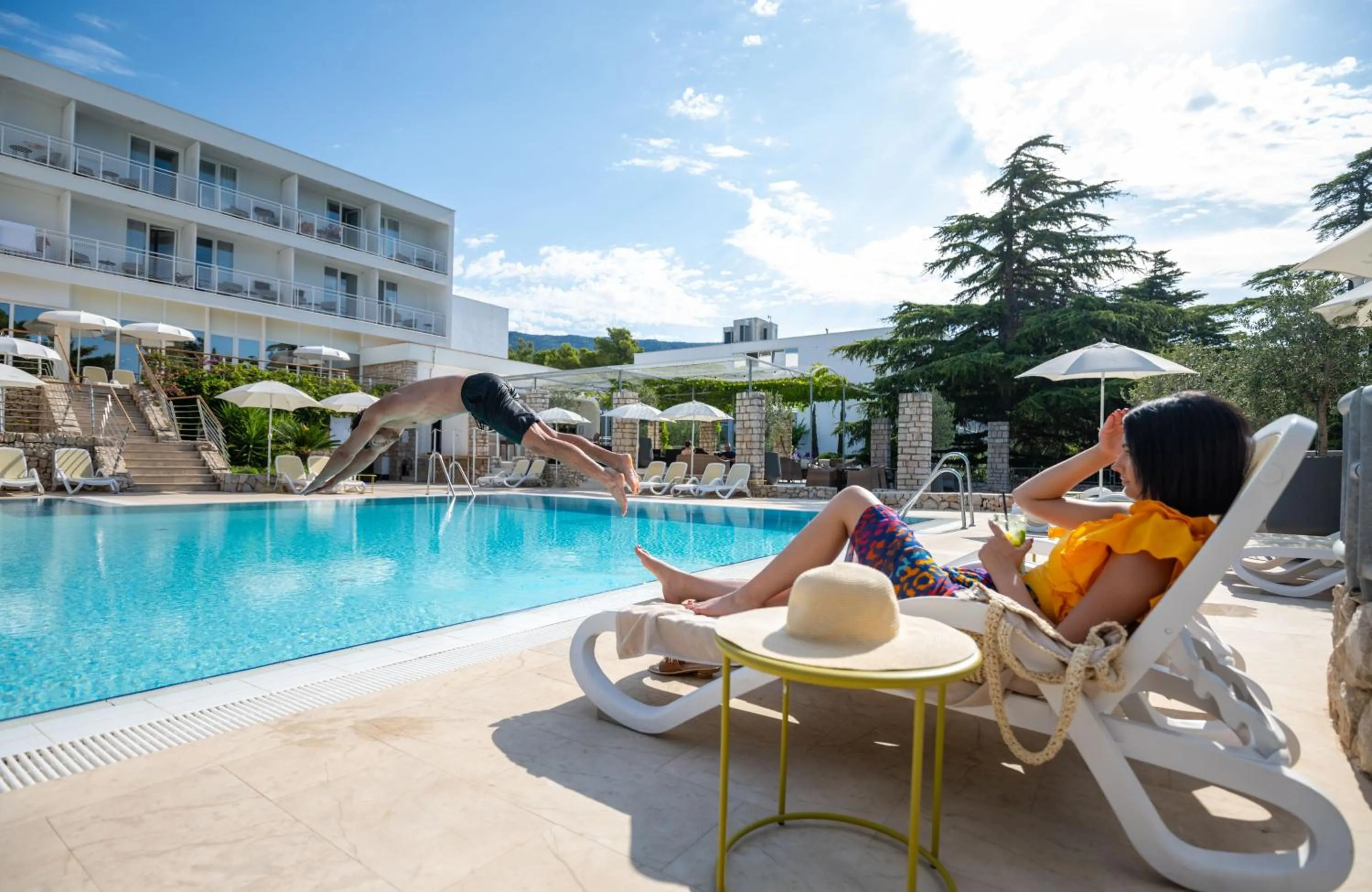 Swimming pool in Bluesun Hotel Borak