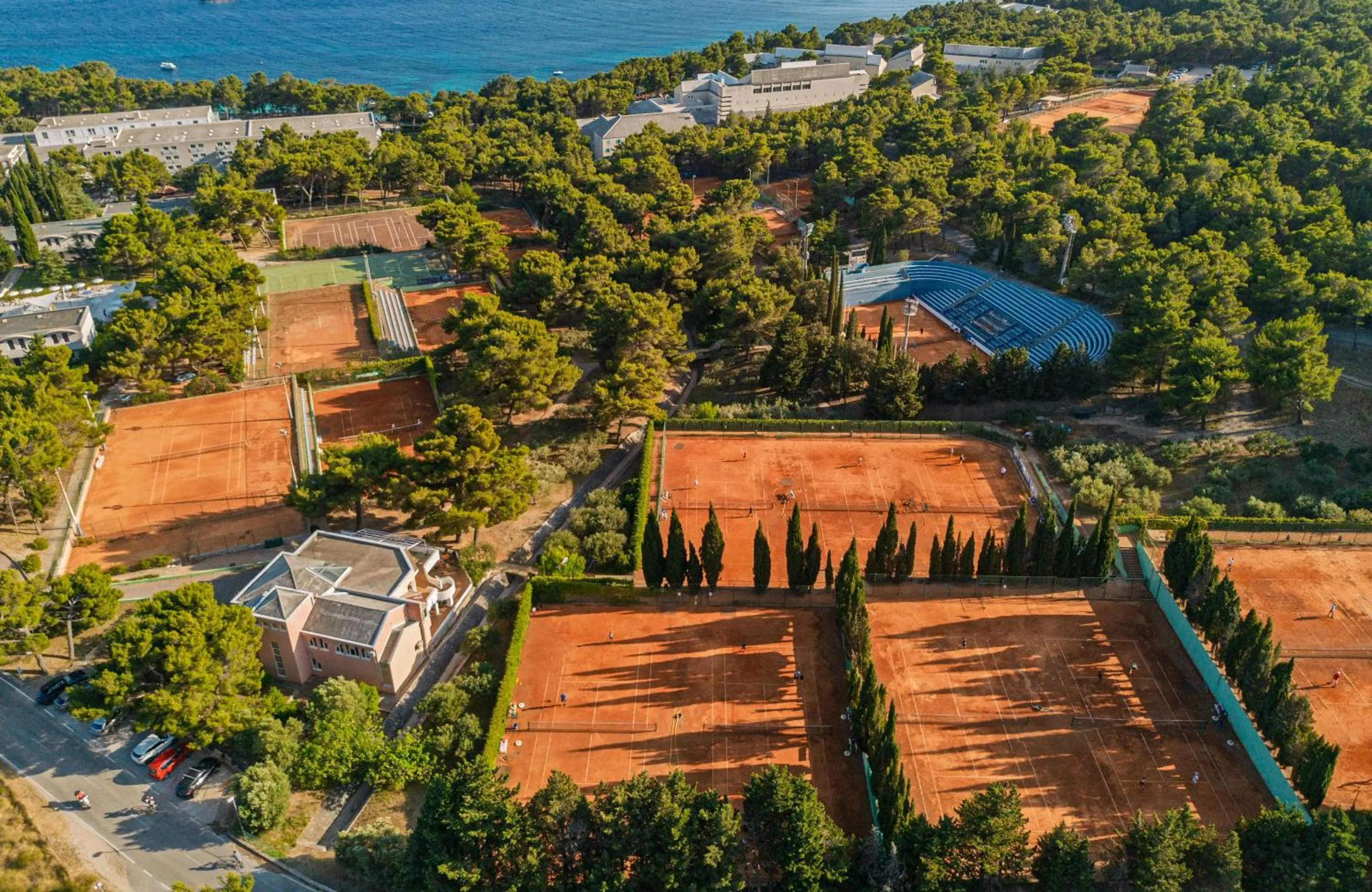 Tennis court in Bluesun Holiday Village Bonaca - Full Board