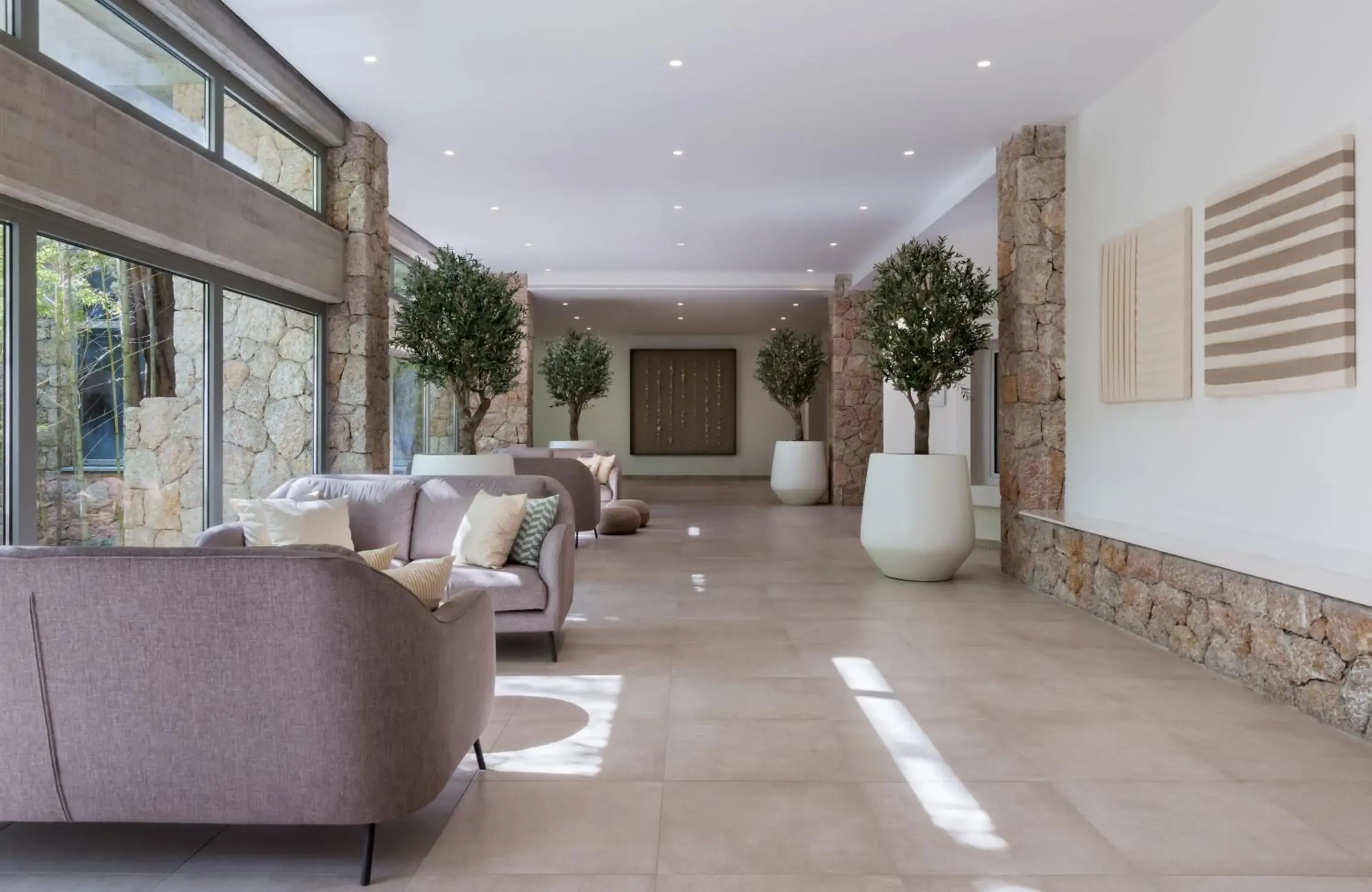 Lobby or reception in Bluesun Hotel Soline Lobby or reception in Bluesun Hotel Soline