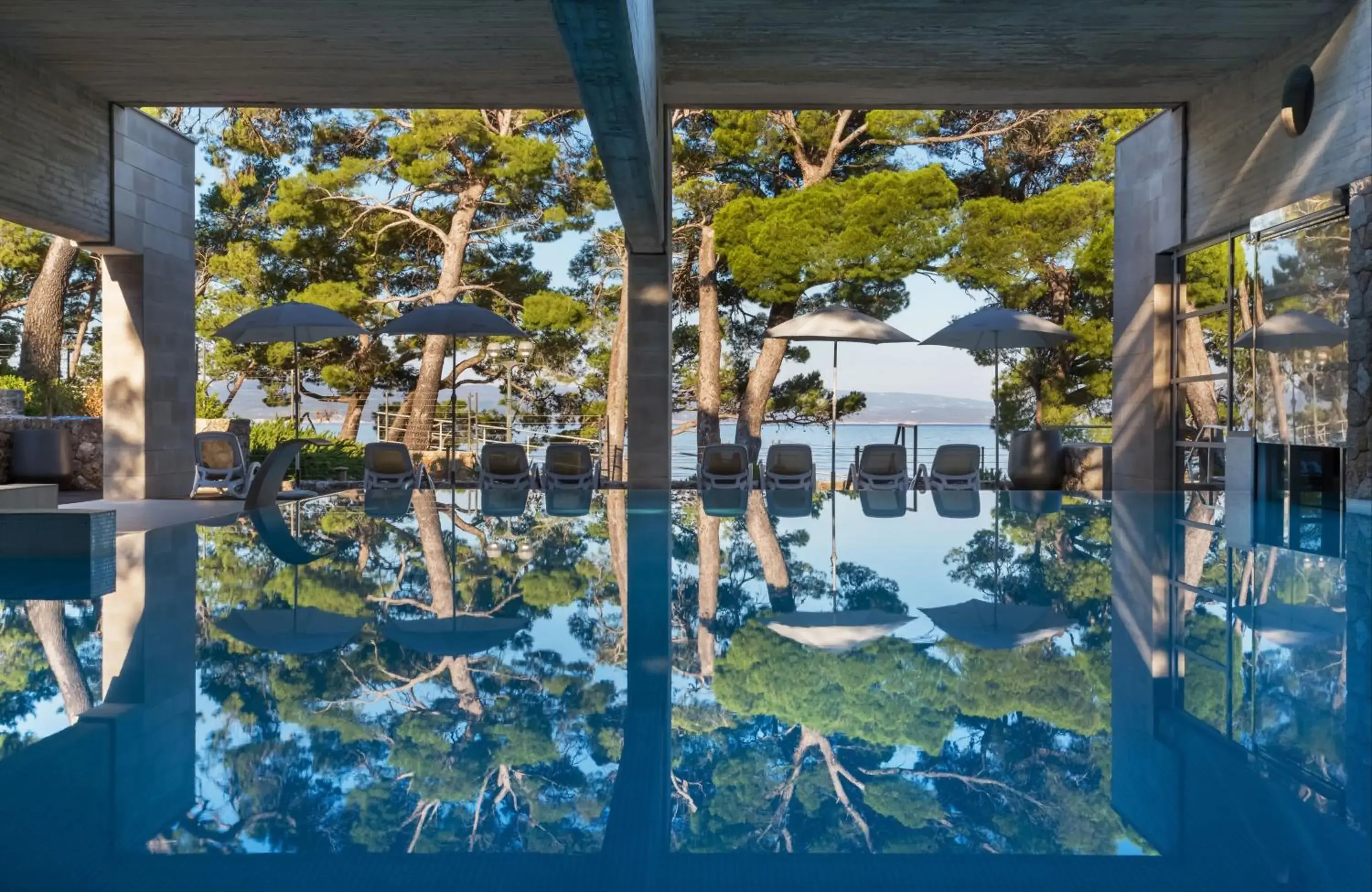 Swimming pool in Bluesun Hotel Soline Swimming pool in Bluesun Hotel Soline